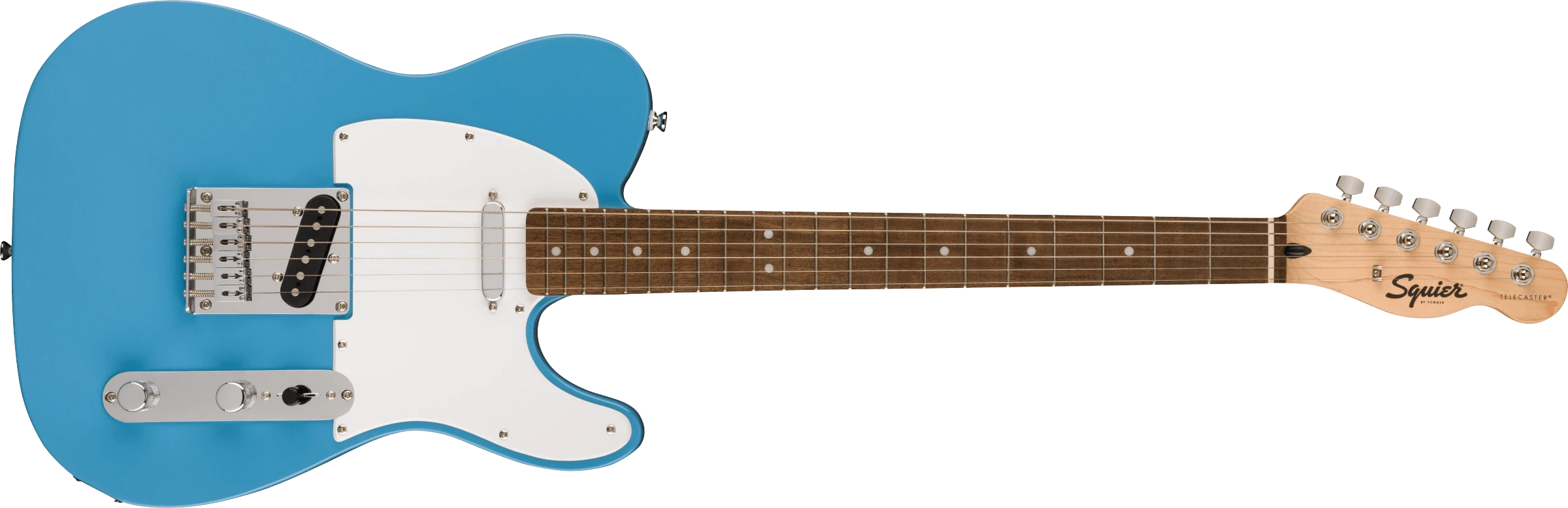 Squier® Squier Sonic® Telecaster®, Laurel Fingerboard, White Pickguard, California Blue