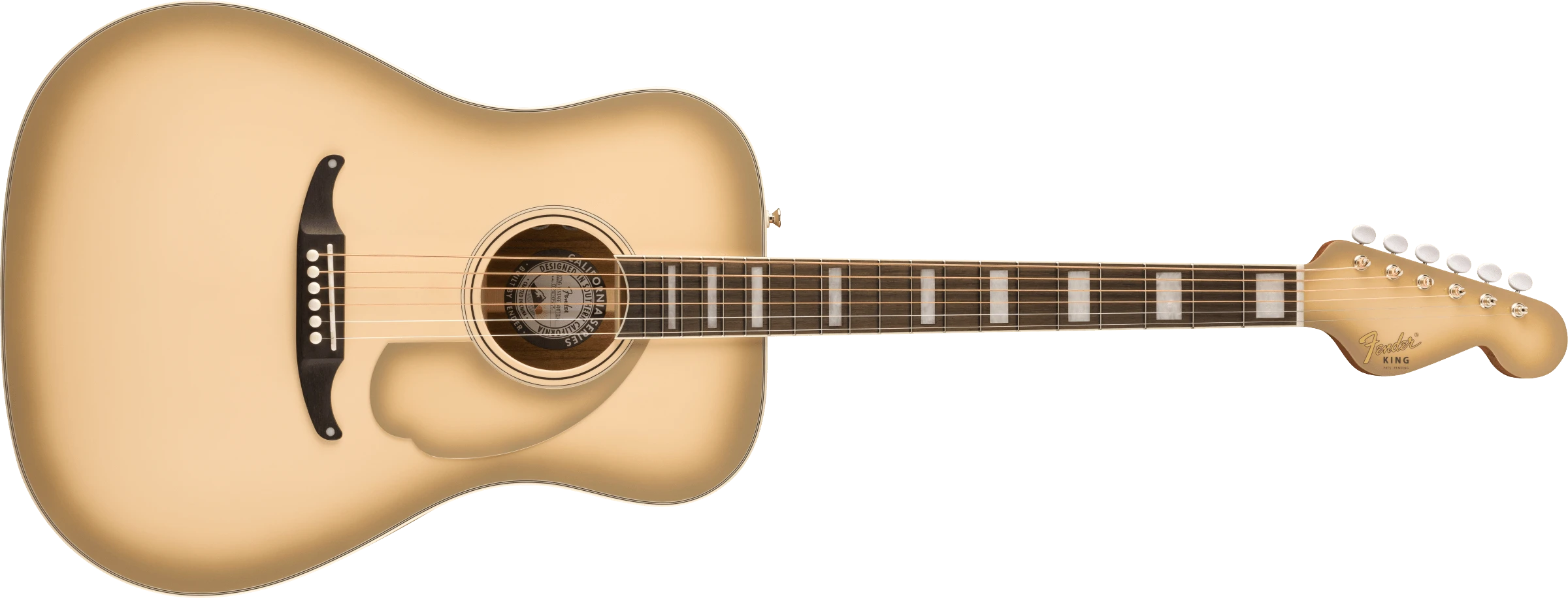 Fender® Limited Edition California Vintage King with Case, Antigua Pickguard, Antigua