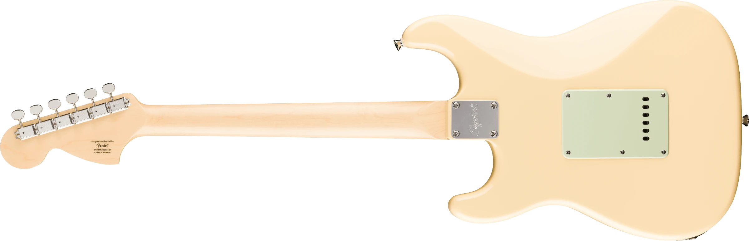 Squier® Paranormal Stratocaster® Deluxe, Laurel Fingerboard, Mint Pickguard, Vintage White