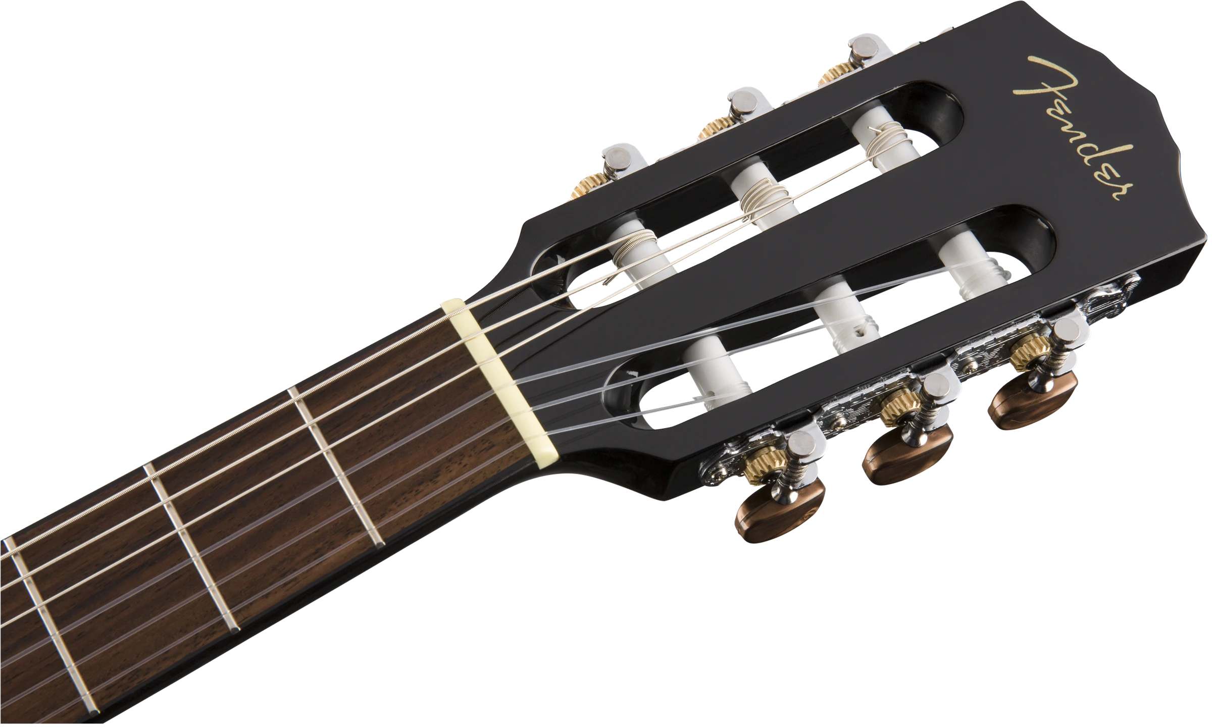 Fender® CN-60S Nylon, Walnut Fingerboard, Black
