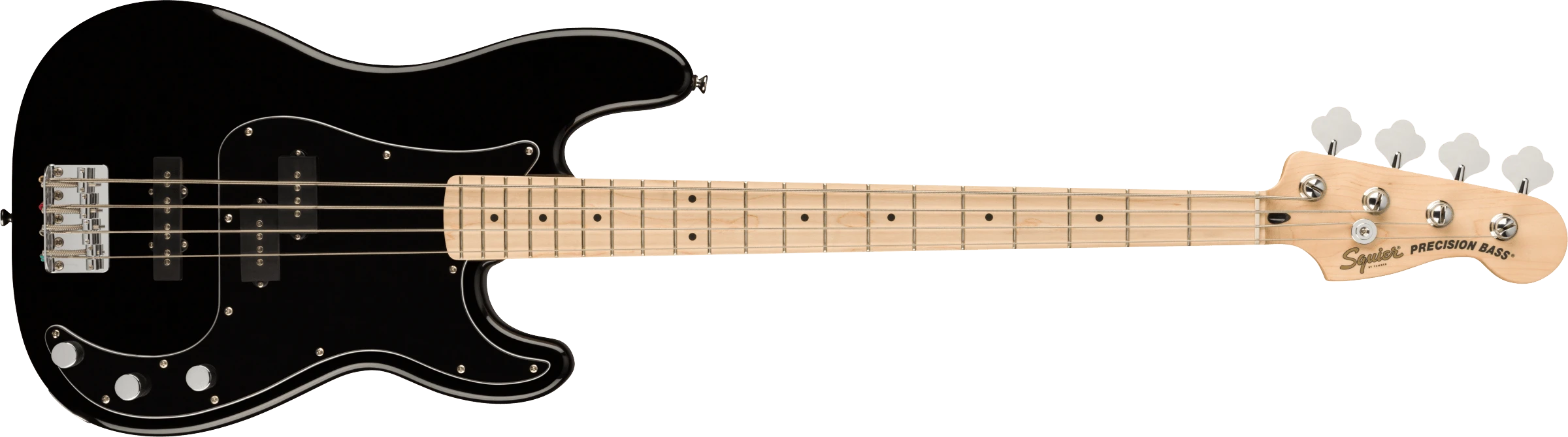 Squier® Affinity Series® Precision Bass® PJ, Maple Fingerboard, Black Pickguard, Black