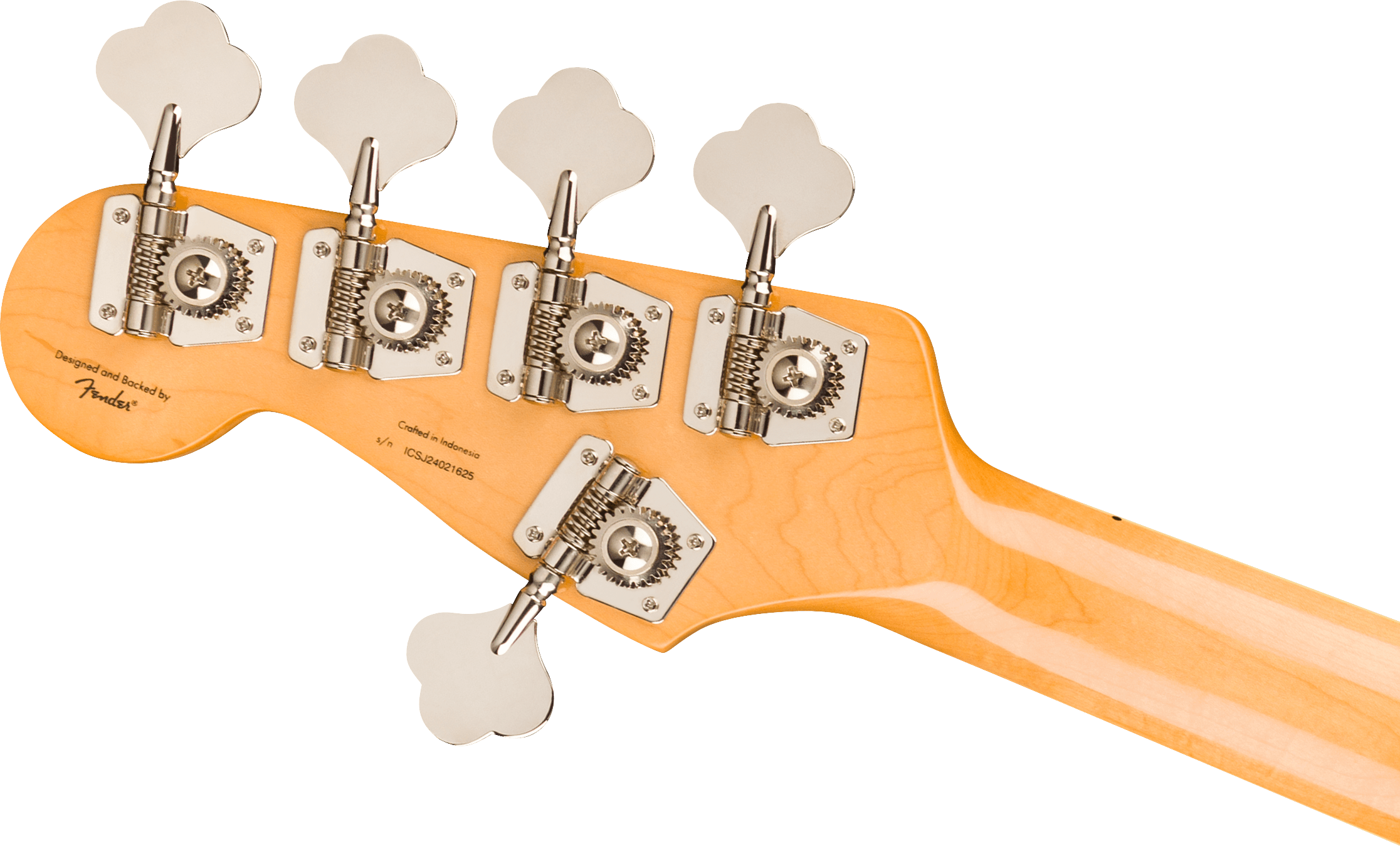 Squier® Classic Vibe™ Active '70s Jazz Bass® V, Laurel Fingerboard, White Pearloid Pickguard, Sienna Sunburst