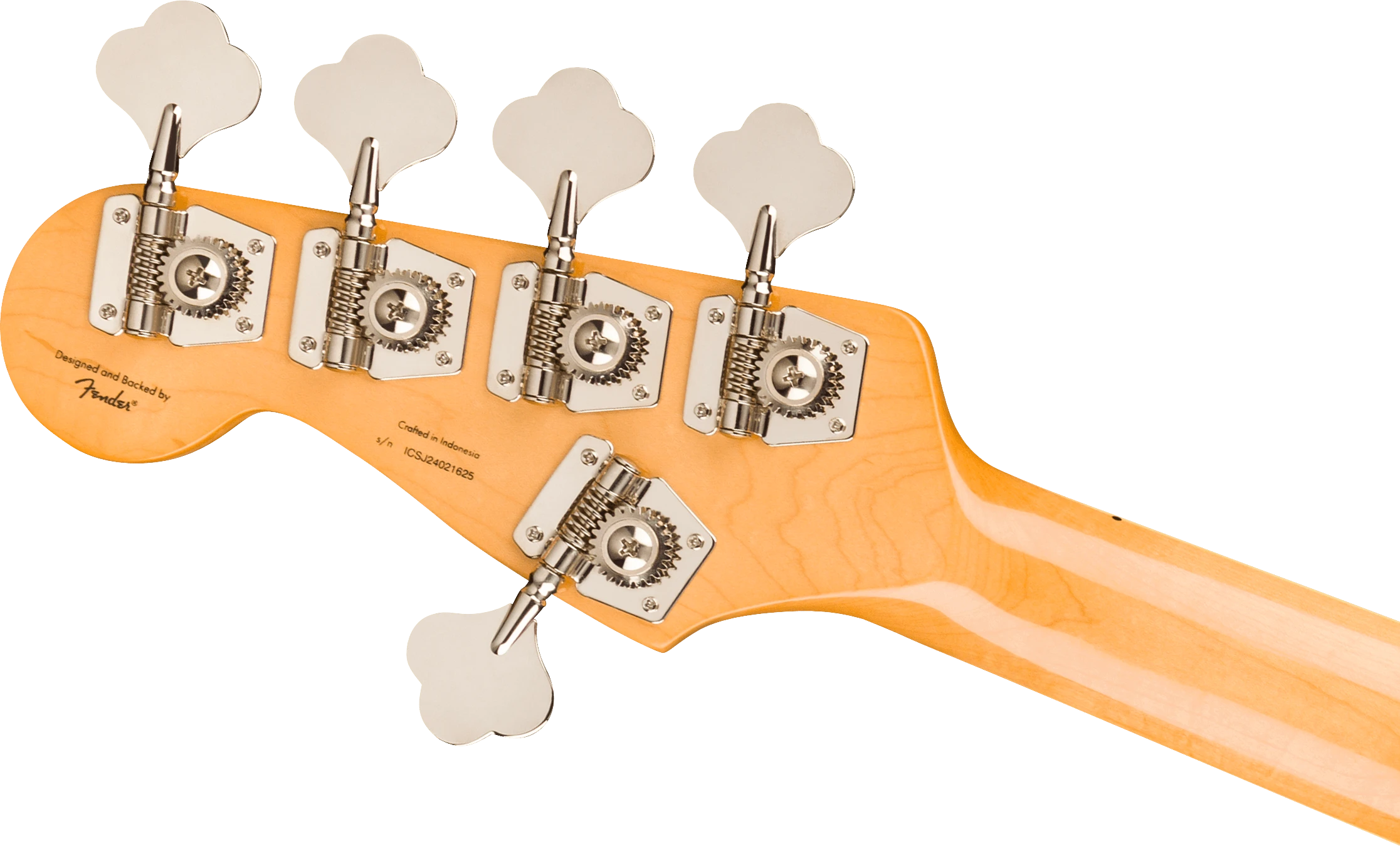 Squier® Classic Vibe™ Active '70s Jazz Bass® V, Laurel Fingerboard, White Pearloid Pickguard, Sienna Sunburst