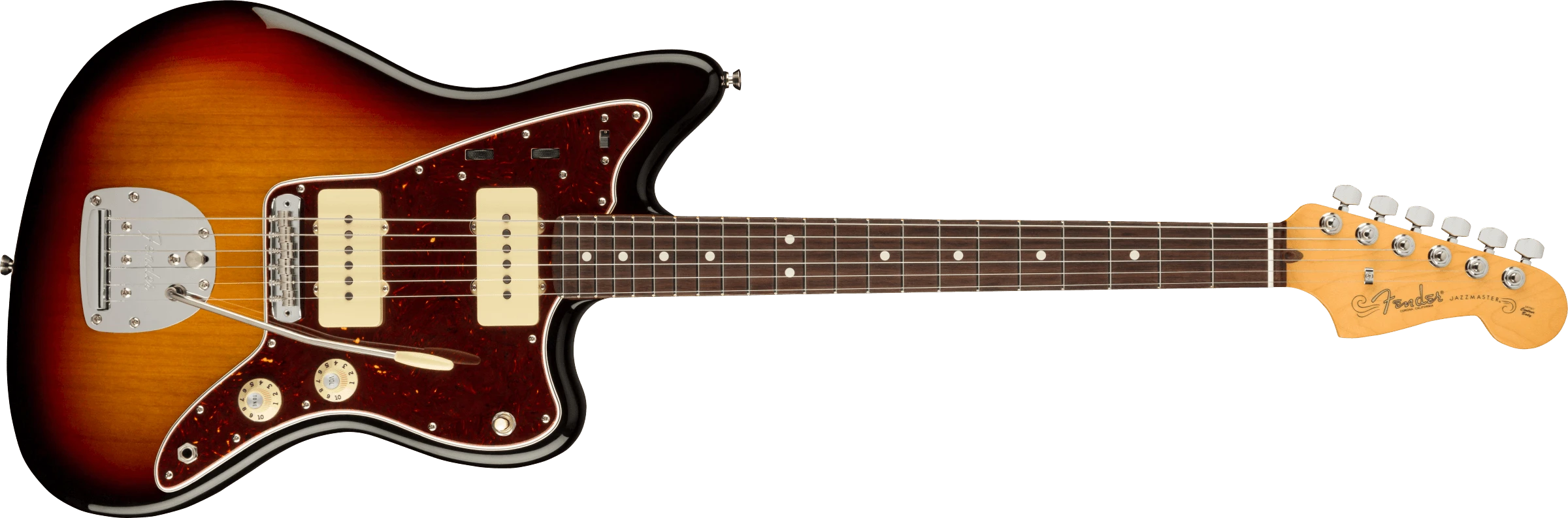 Fender® American Professional II Jazzmaster®, Rosewood Fingerboard, 3-Color Sunburst