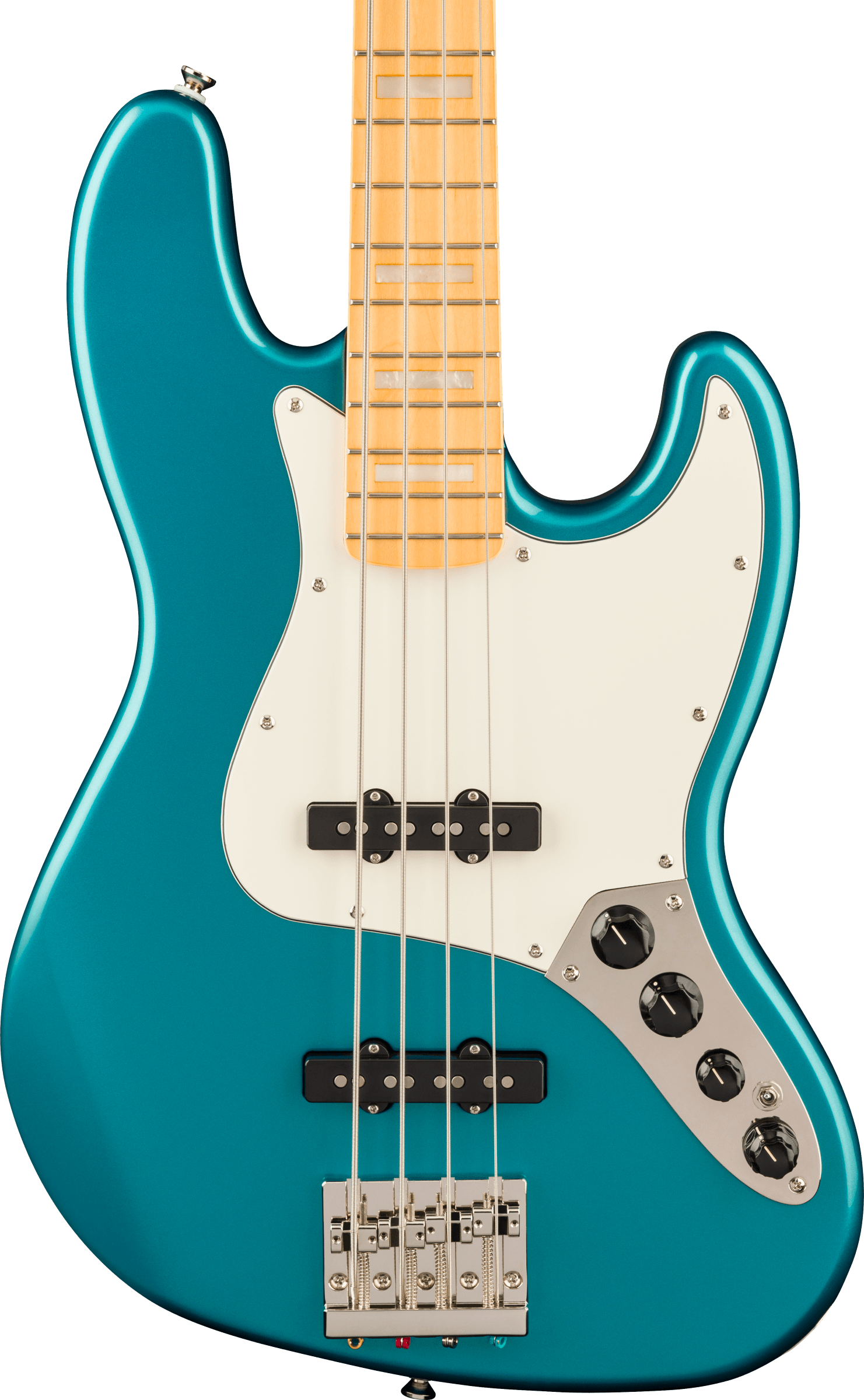 Squier® Classic Vibe™ Active '70s Jazz Bass® V, Maple Fingerboard, Parchment Pickguard, Ocean Turquoise