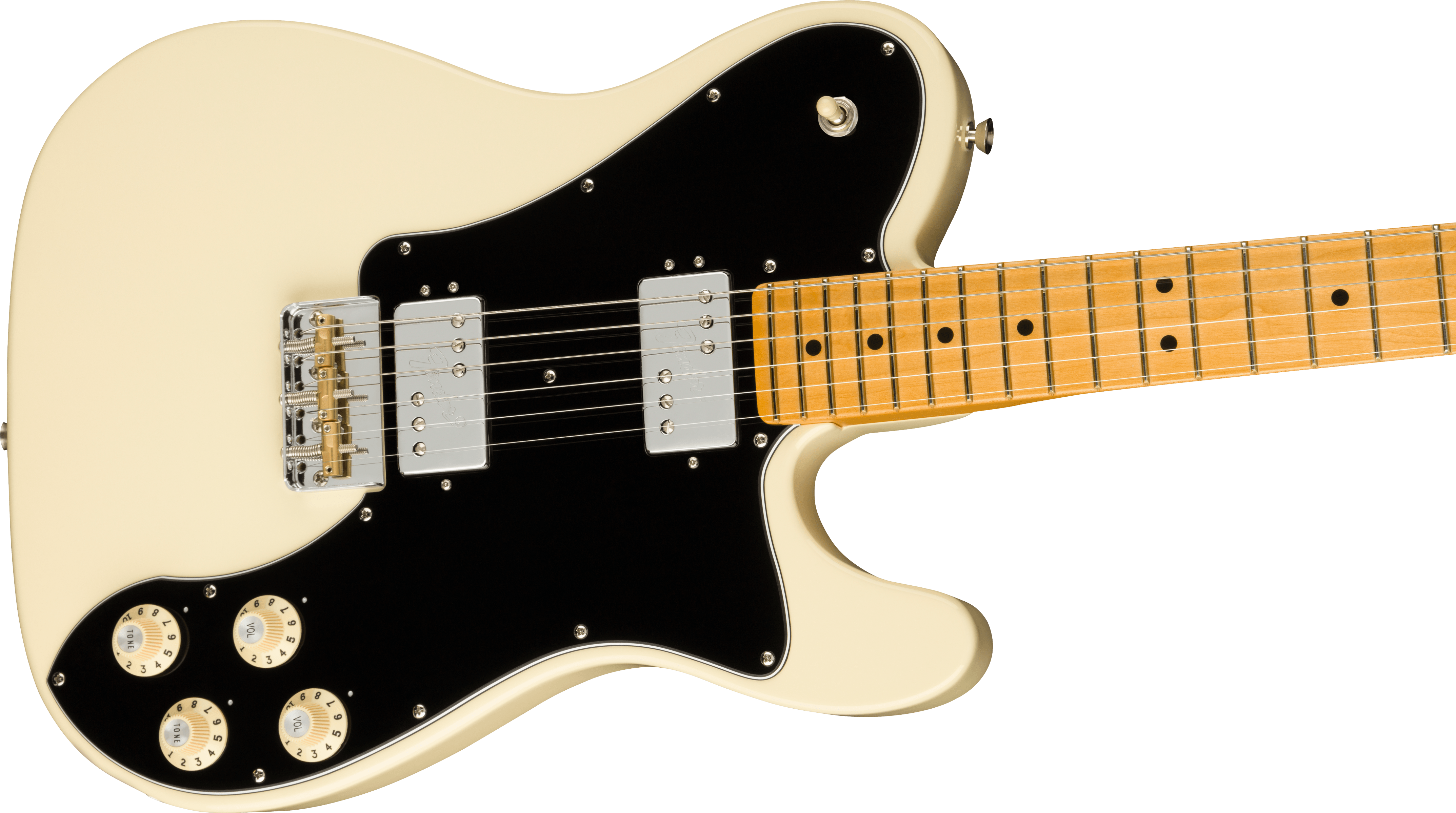 Fender® American Professional II Telecaster® Deluxe, Maple Fingerboard, Olympic White