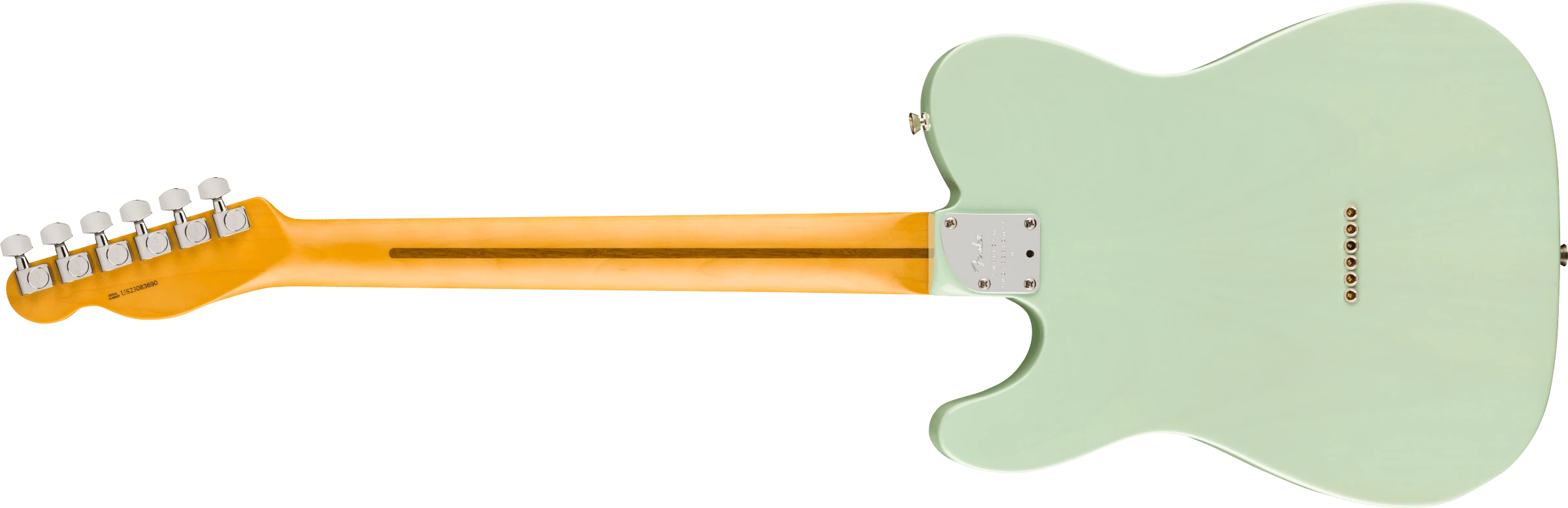 Fender® Limited Edition American Professional II Telecaster® Thinline, Maple Fingerboard, Transparent Surf Green