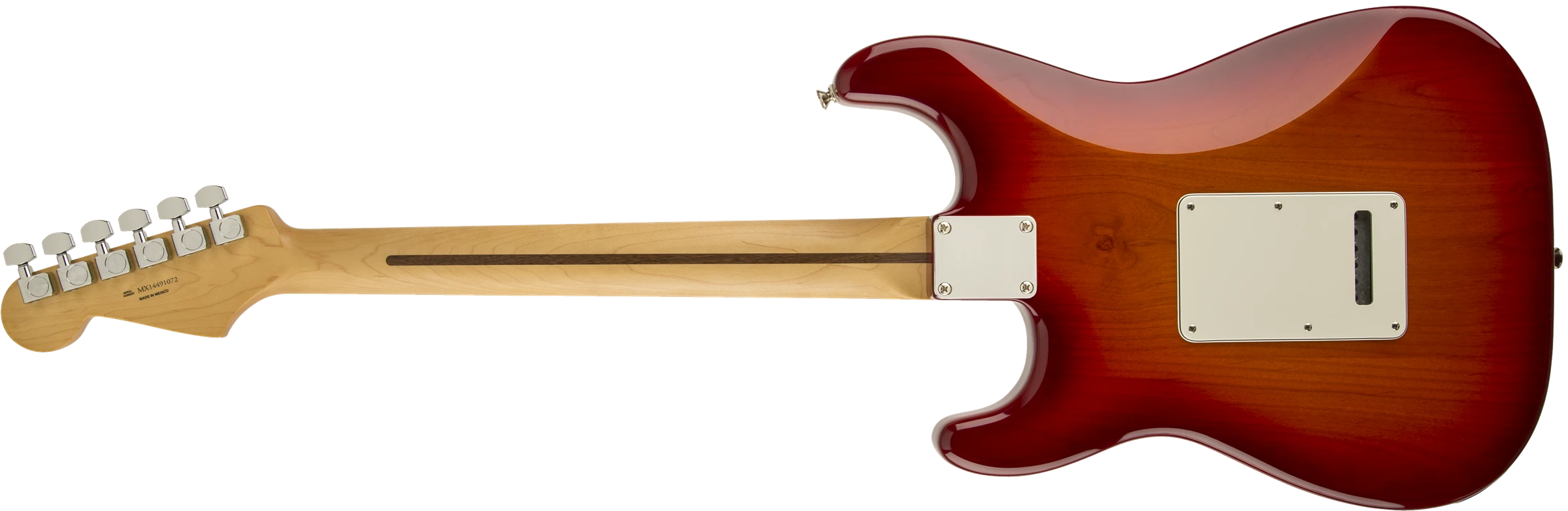 Fender® Deluxe Stratocaster® HSS Plus Top with iOS Connectivity, Maple Fingerboard, Aged Cherry Burst