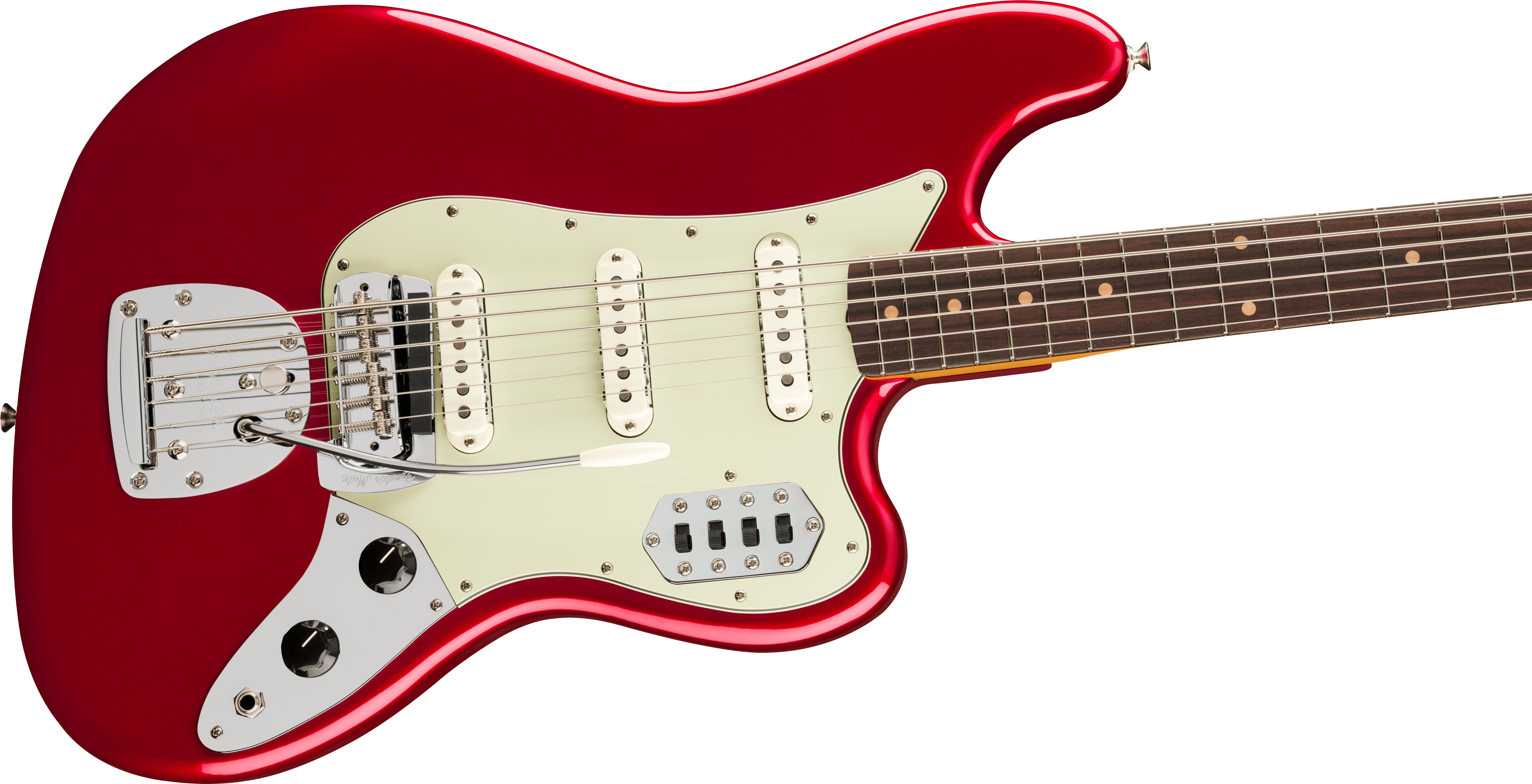 Fender® Vintera® III Early '60s Bass VI, Rosewood Fingerboard, Candy Apple Red