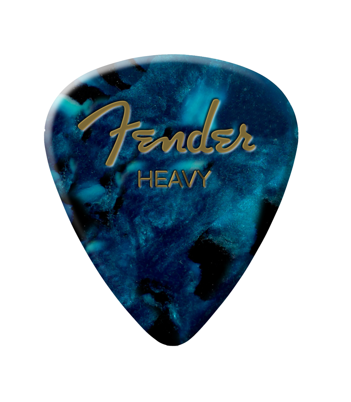 Fender® Premium Celluloid 351 Shape Picks, Heavy, Ocean Turquoise, 12-Pack
