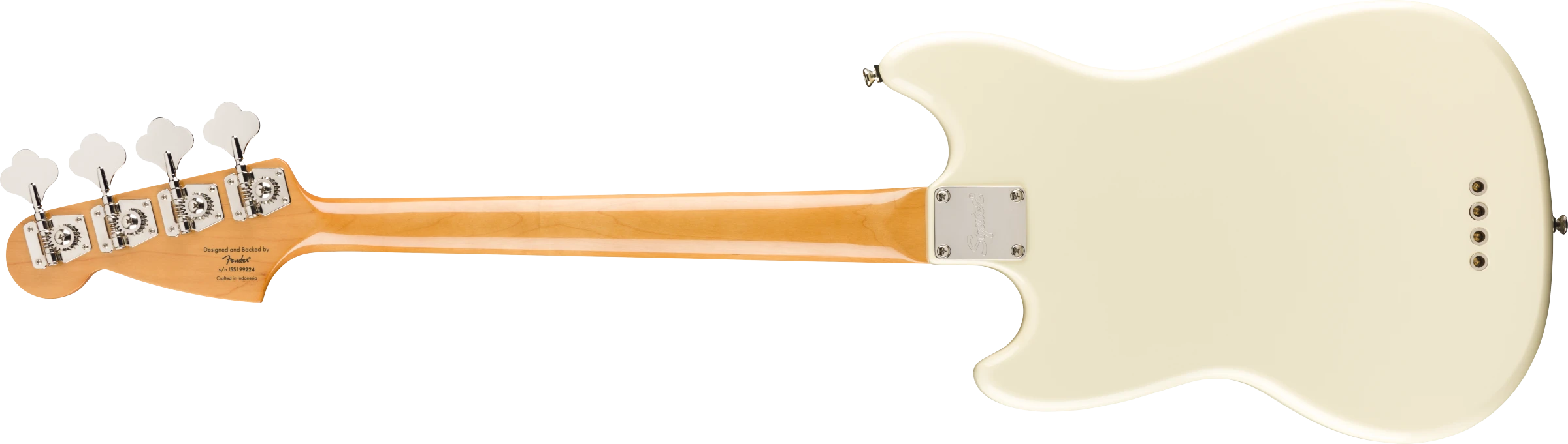 Squier® Classic Vibe '60s Mustang® Bass, Laurel Fingerboard, Olympic White