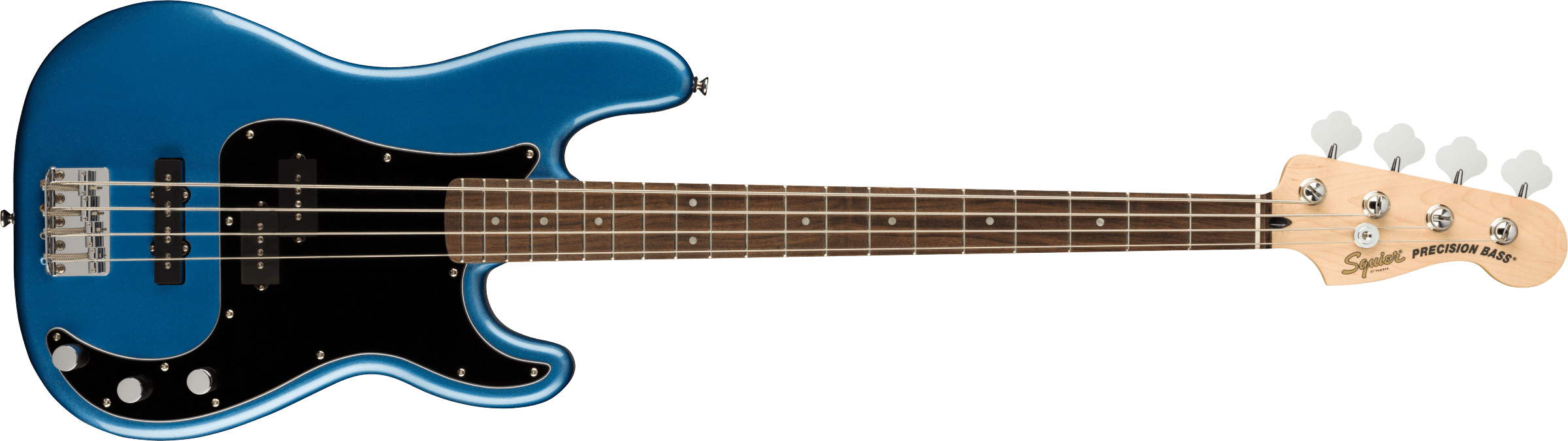 Squier® Affinity Series® Precision Bass® PJ, Laurel Fingerboard, Black Pickguard, Lake Placid Blue