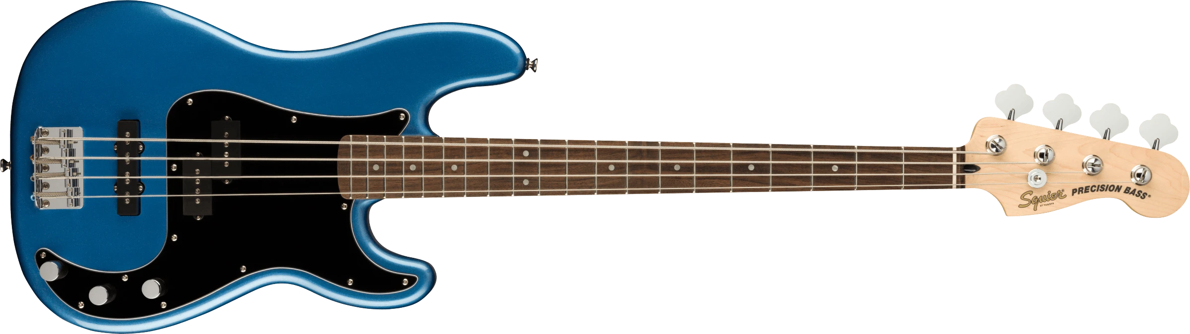 Squier® Affinity Series® Precision Bass® PJ, Laurel Fingerboard, Black Pickguard, Lake Placid Blue