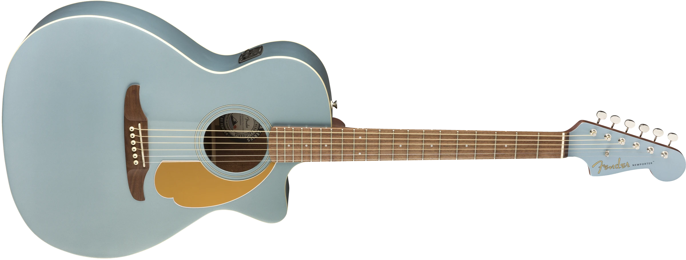 Fender® Newporter Player, Walnut Fingerboard, Ice Blue Satin