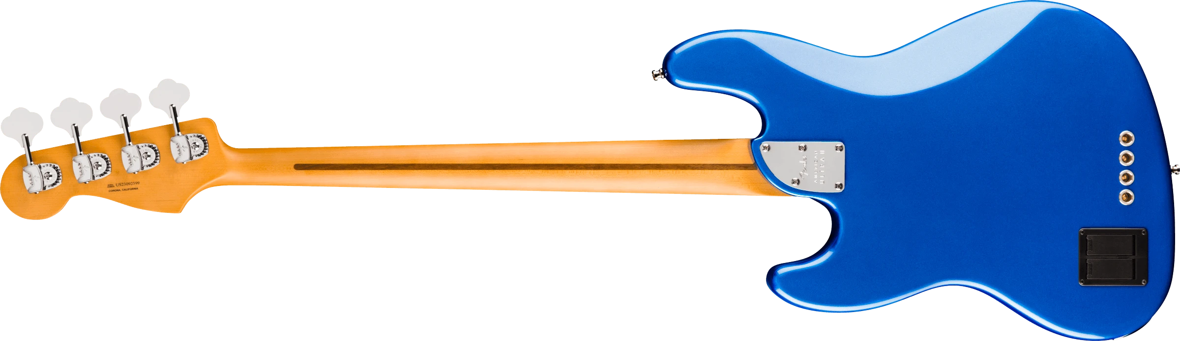 Fender® American Ultra II Jazz Bass®, Ebony Fingerboard,  Noble Blue