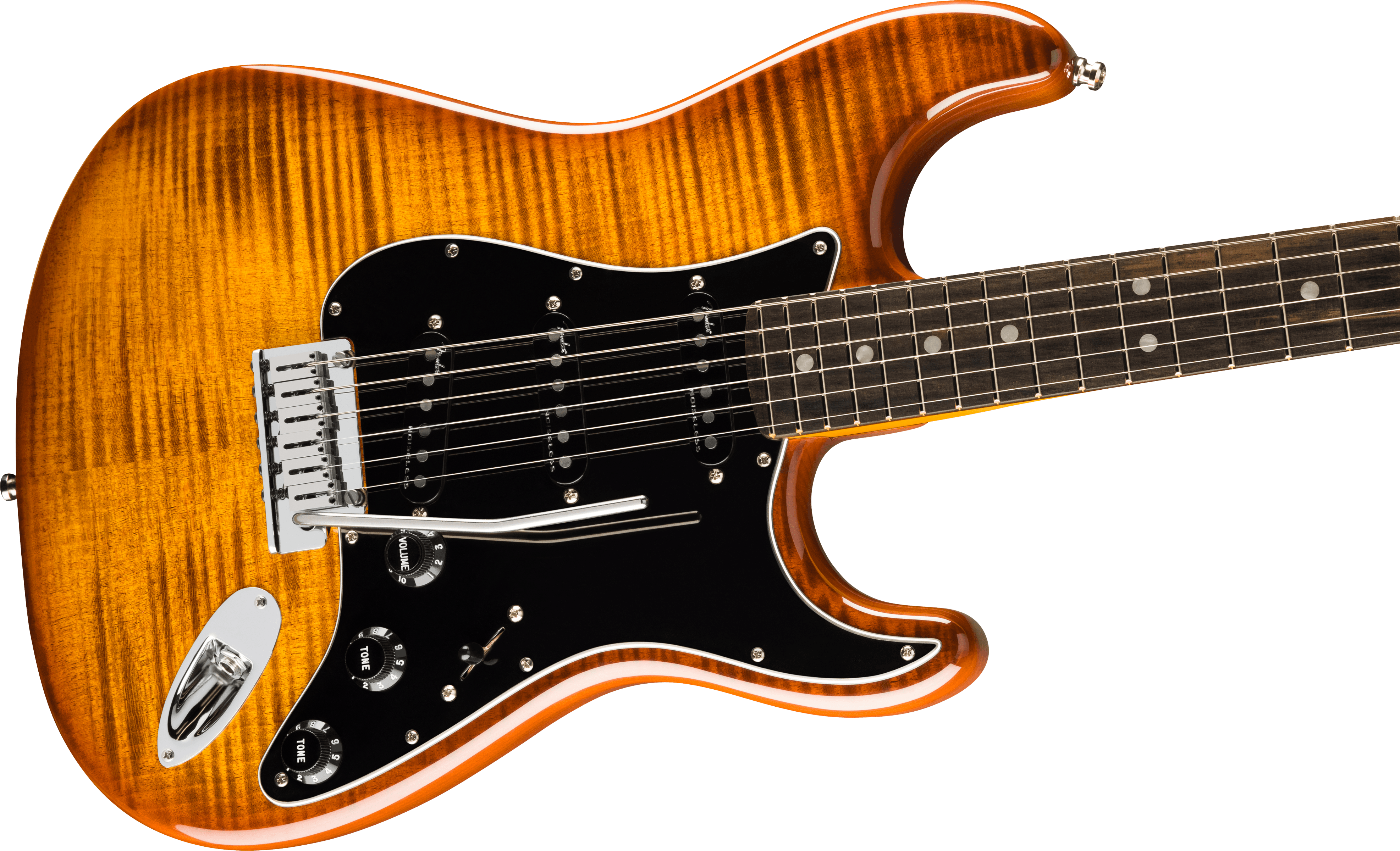 Fender® Limited Edition American Ultra Stratocaster®, Ebony Fingerboard, Tiger Eye