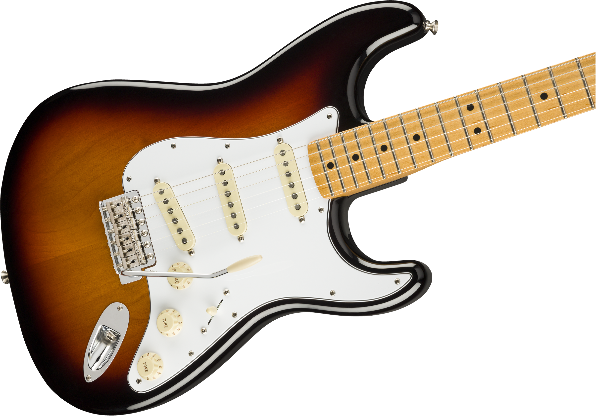 Fender® Jimi Hendrix Stratocaster®, Maple Fingerboard, 3-Color Sunburst