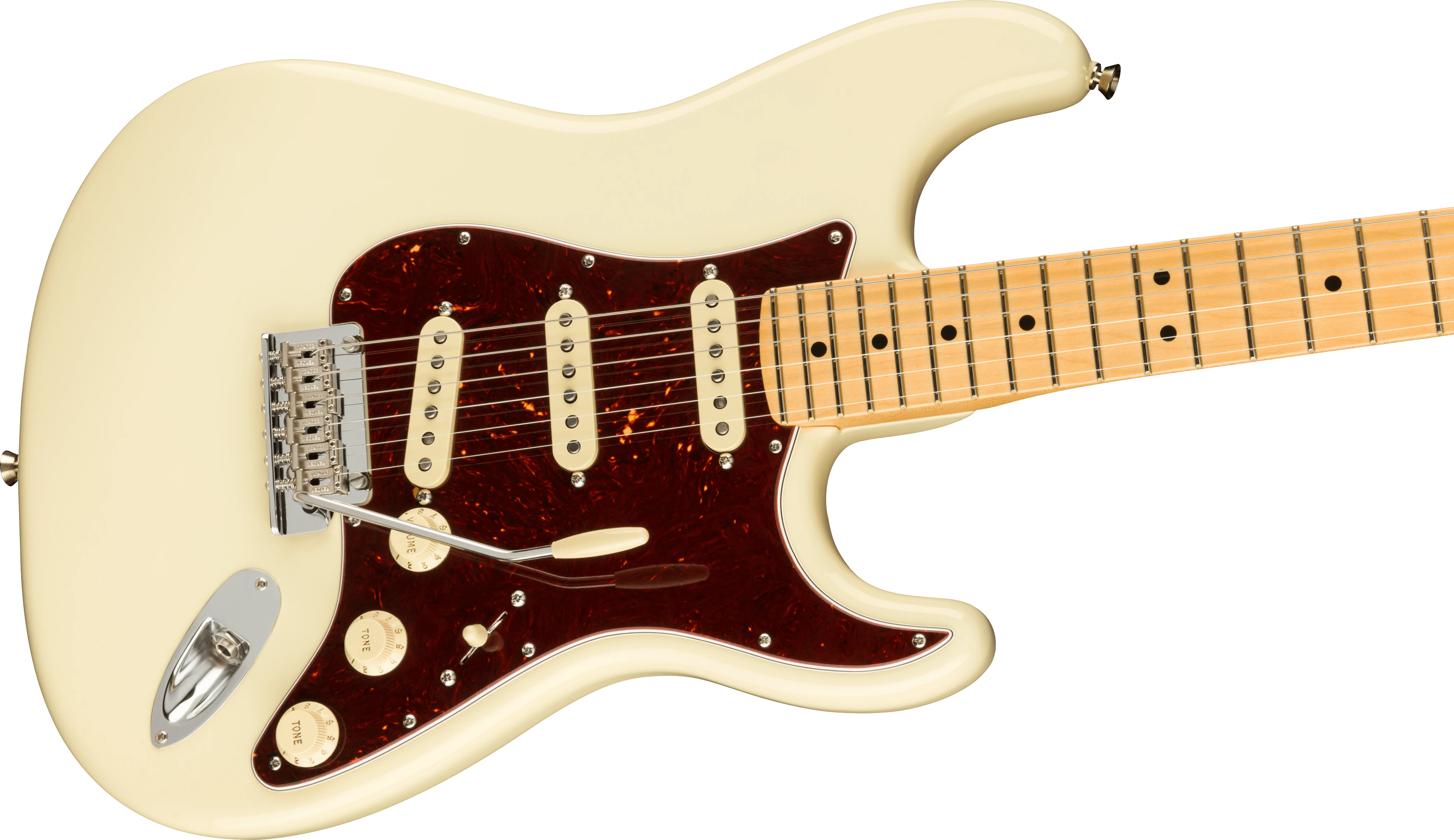 Fender® American Professional II Stratocaster®, Maple Fingerboard, Olympic White
