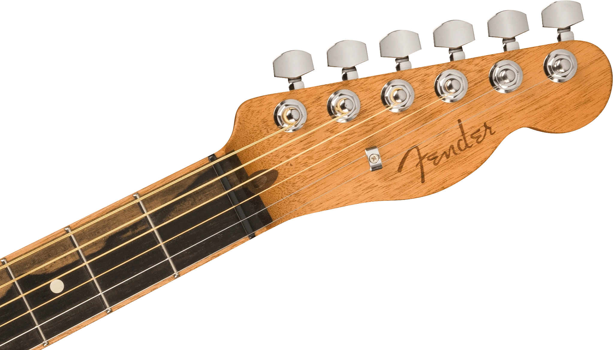 Fender® DE American Acoustasonic® Telecaster®, Channel-Bound Neck, Ebony Fingerboard, Aqua Teal