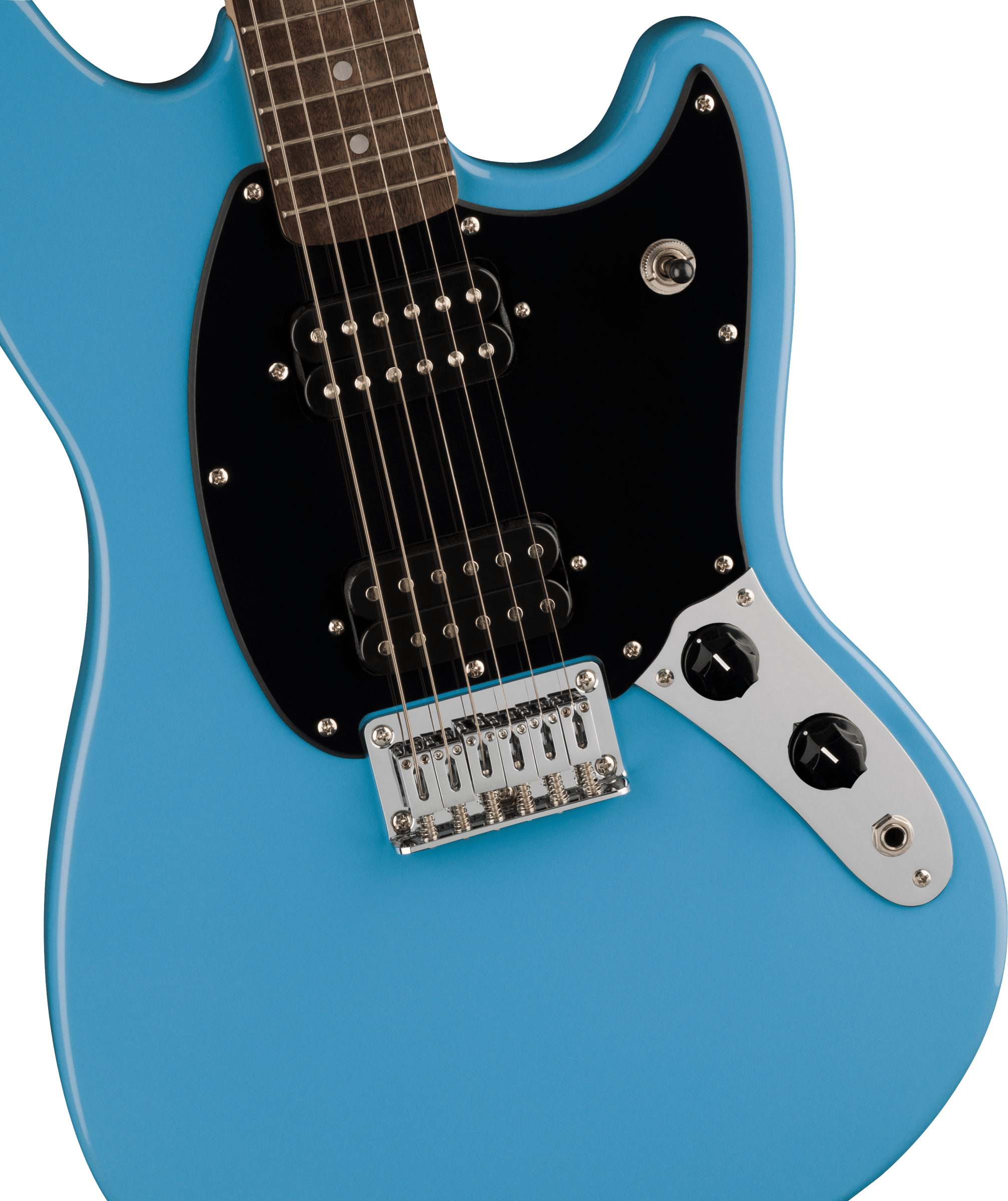 Squier® Squier Sonic® Mustang® HH, Laurel Fingerboard, Black Pickguard, California Blue