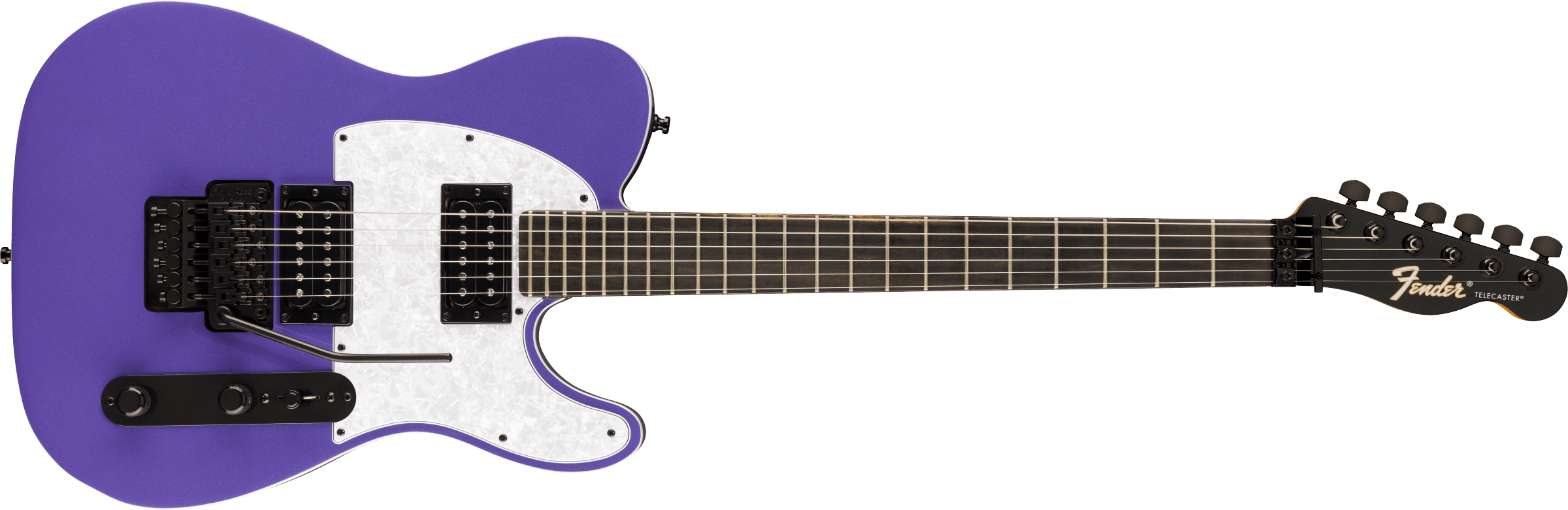 Fender® Limited Edition Player Fusion Telecaster® HH Floyd Rose®, Ebony Fingerboard, Aura Metallic