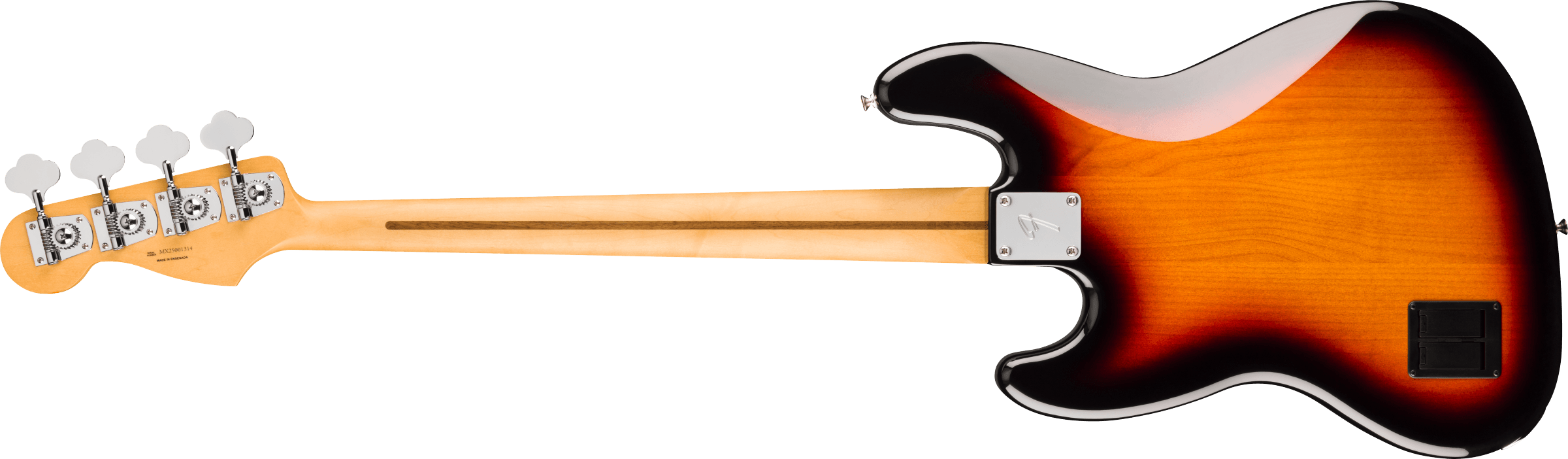 Fender® Player II Modified Active Jazz Bass®, Maple Fingerboard, 3 Tone Sunburst