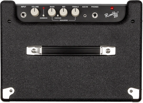 Fender® Rumble™ 25 (V3), 230V EUR, Black/Silver