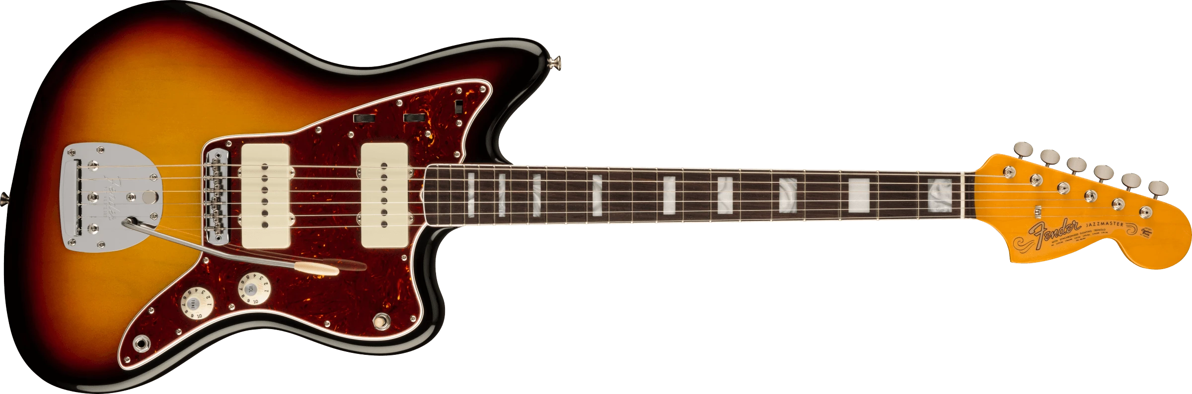 Fender® American Vintage II 1966 Jazzmaster®, Rosewood Fingerboard, 3-Color Sunburst