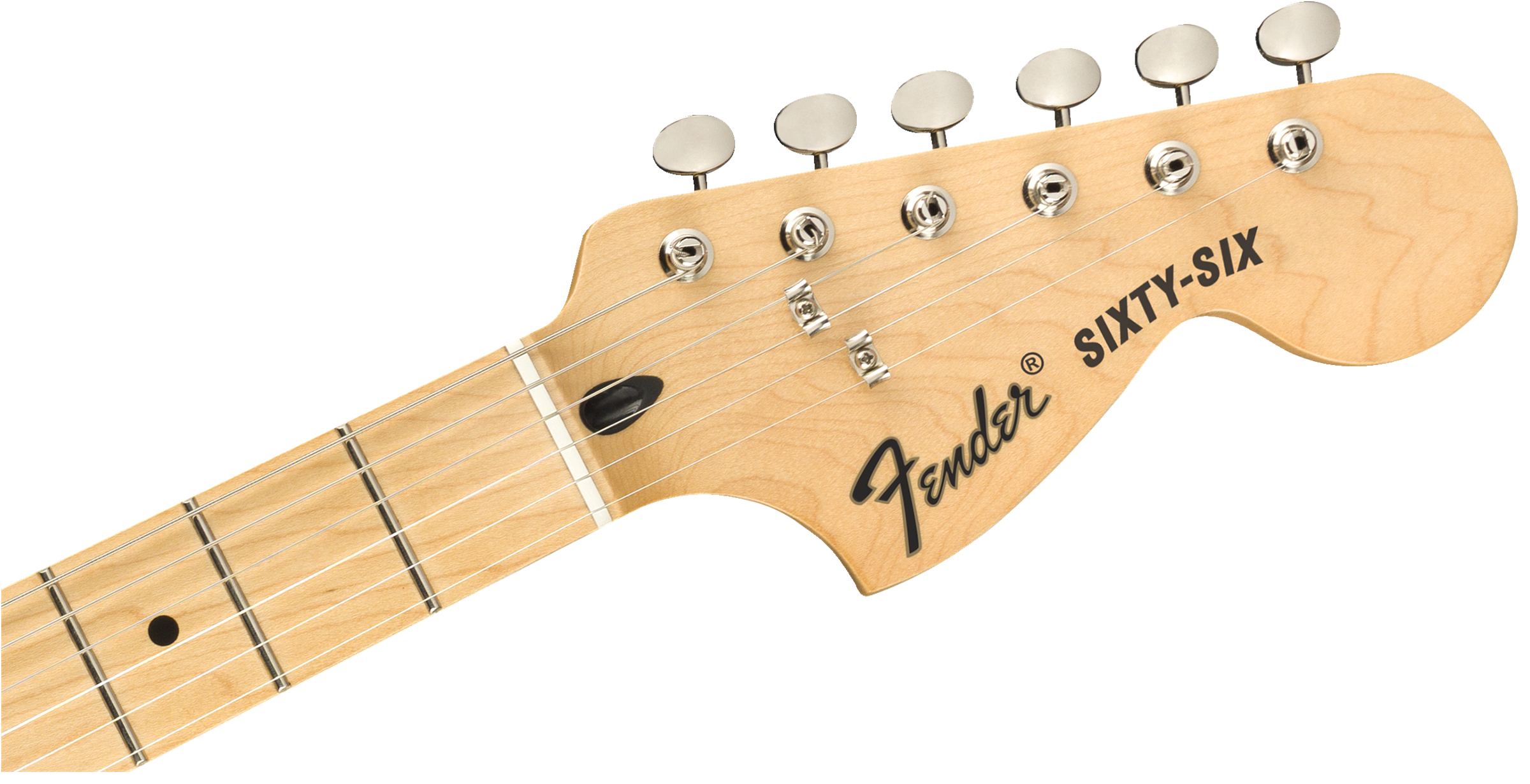 Fender® Sixty-Six™, Maple Fingerboard, 3-Color Sunburst