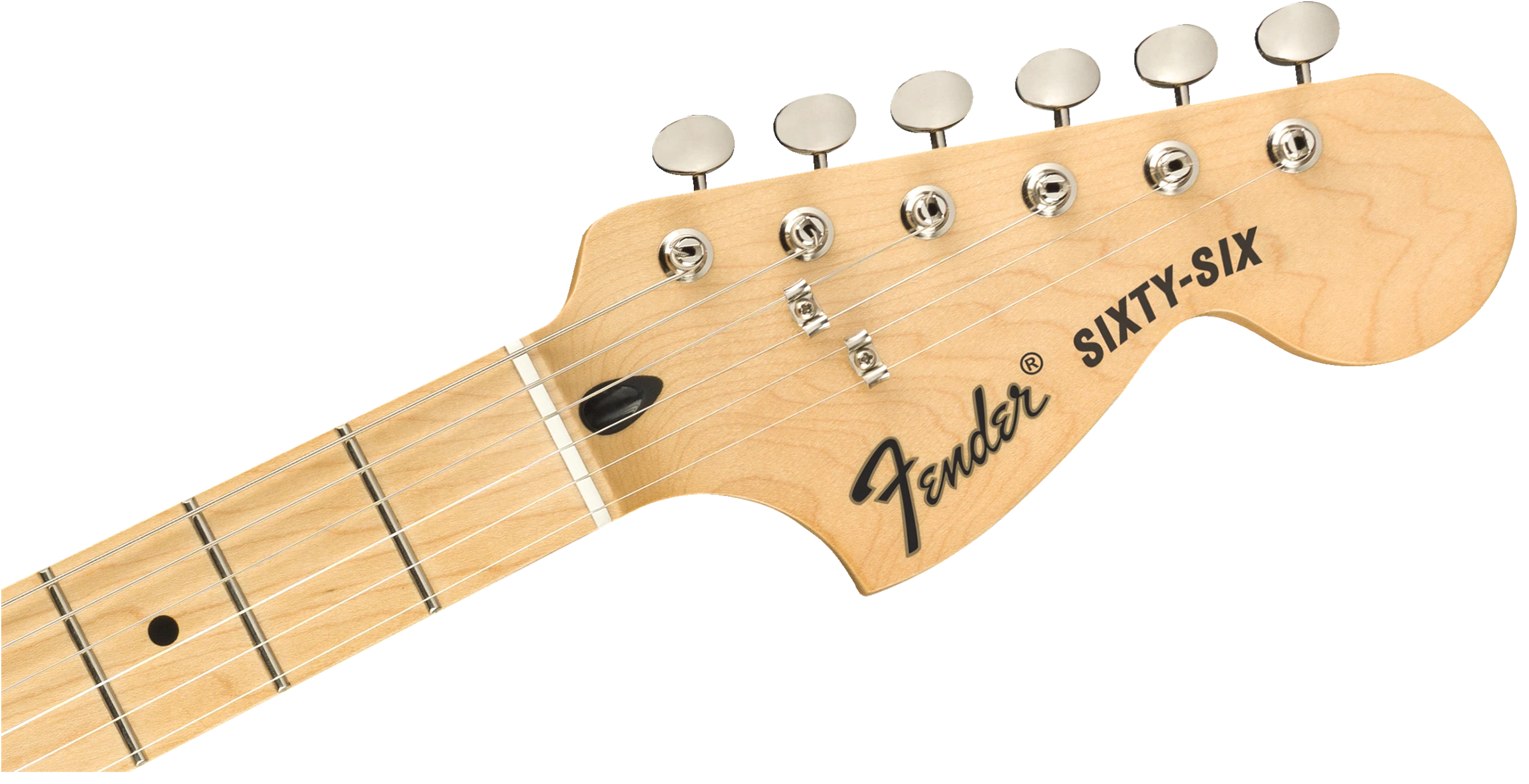 Fender® Sixty-Six™, Maple Fingerboard, 3-Color Sunburst