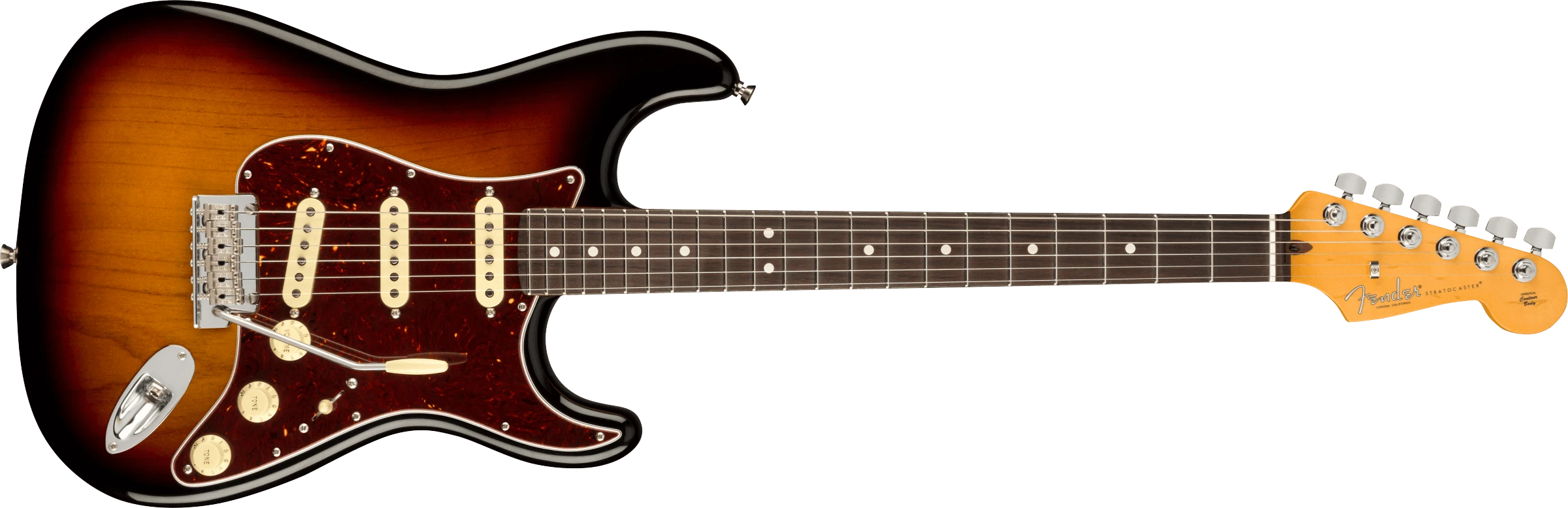Fender® American Professional II Stratocaster®, Rosewood Fingerboard, 3-Color Sunburst