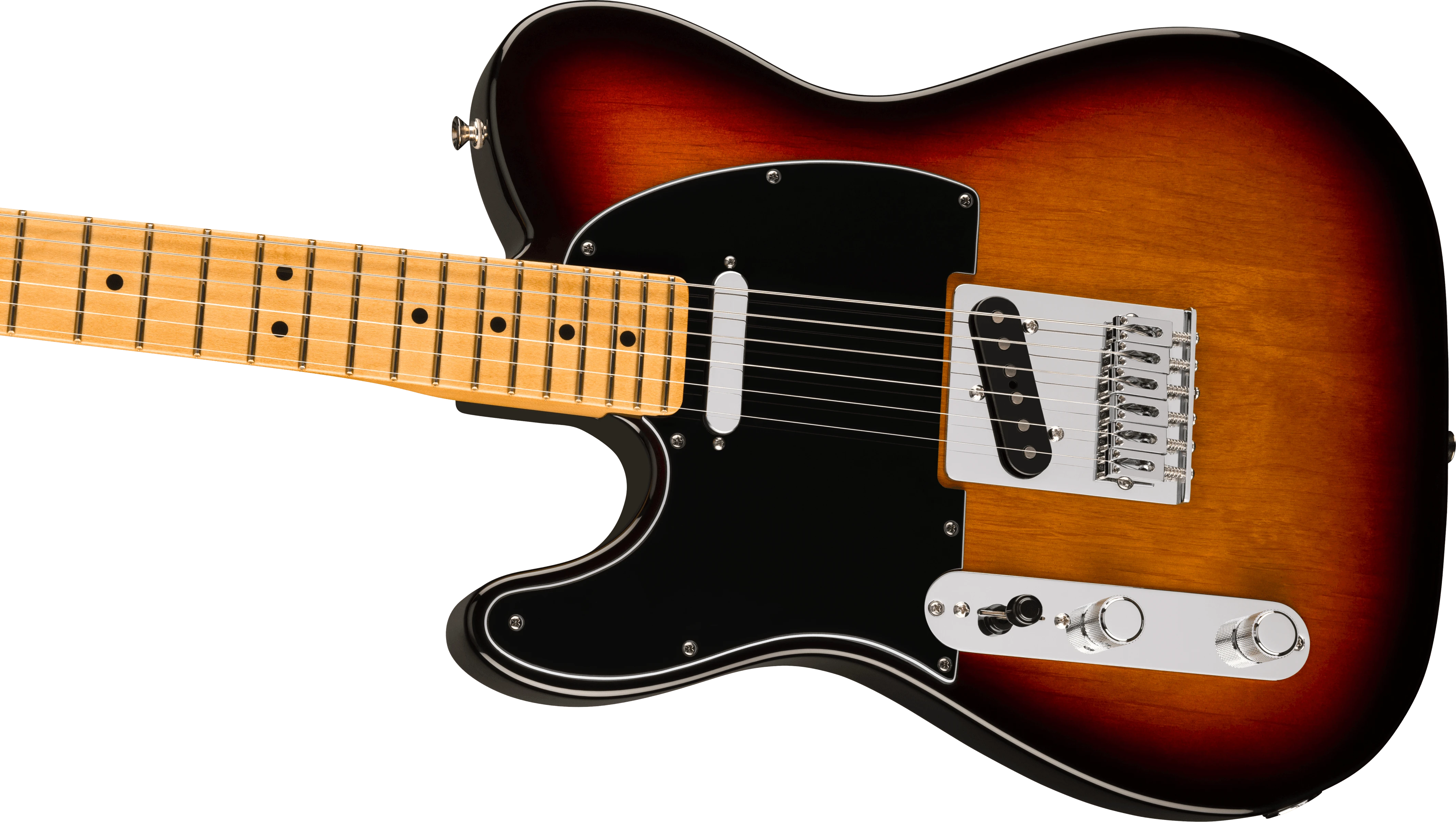 Fender® Player II Telecaster® Left-Hand, Maple Fingerboard, 3-Color Sunburst