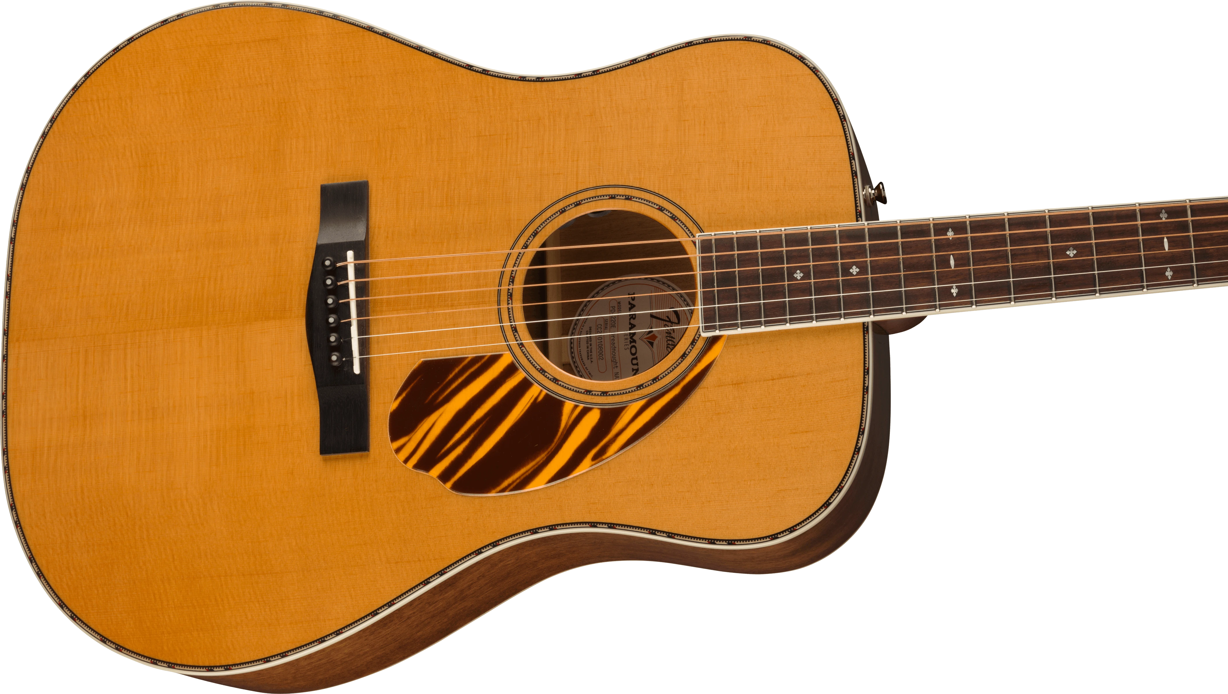 Fender® PD-220E Dreadnought, Ovangkol Fingerboard, Natural