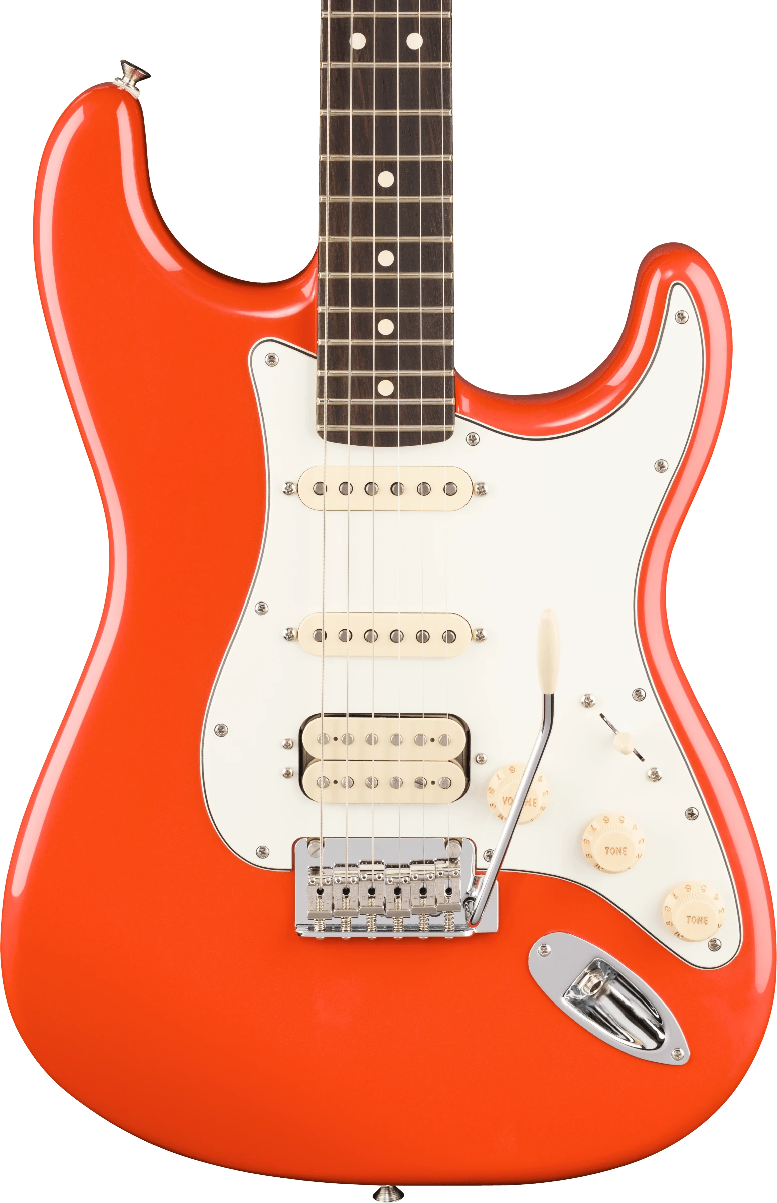 Fender® Player II Stratocaster® HSS, Rosewood Fingerboard, Rallye Orange