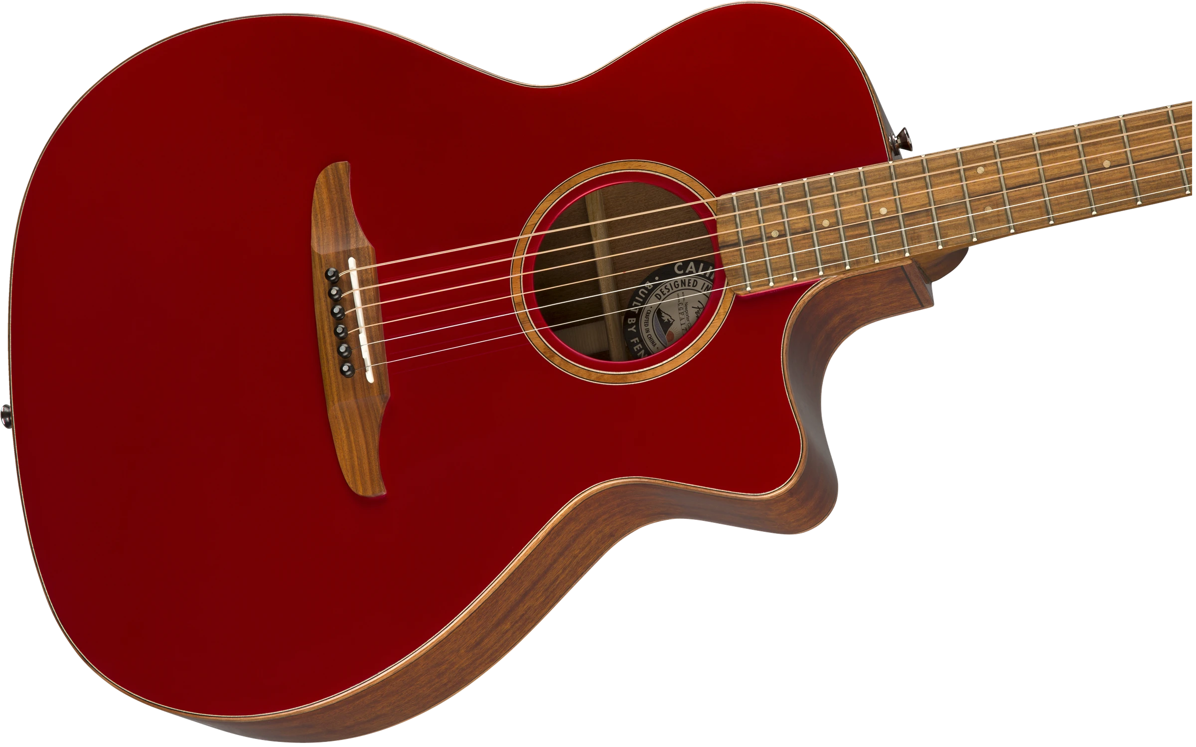 Fender® Newporter Classic w/Bag, Pau Ferro Fingerboard, Hot Rod Red Metallic