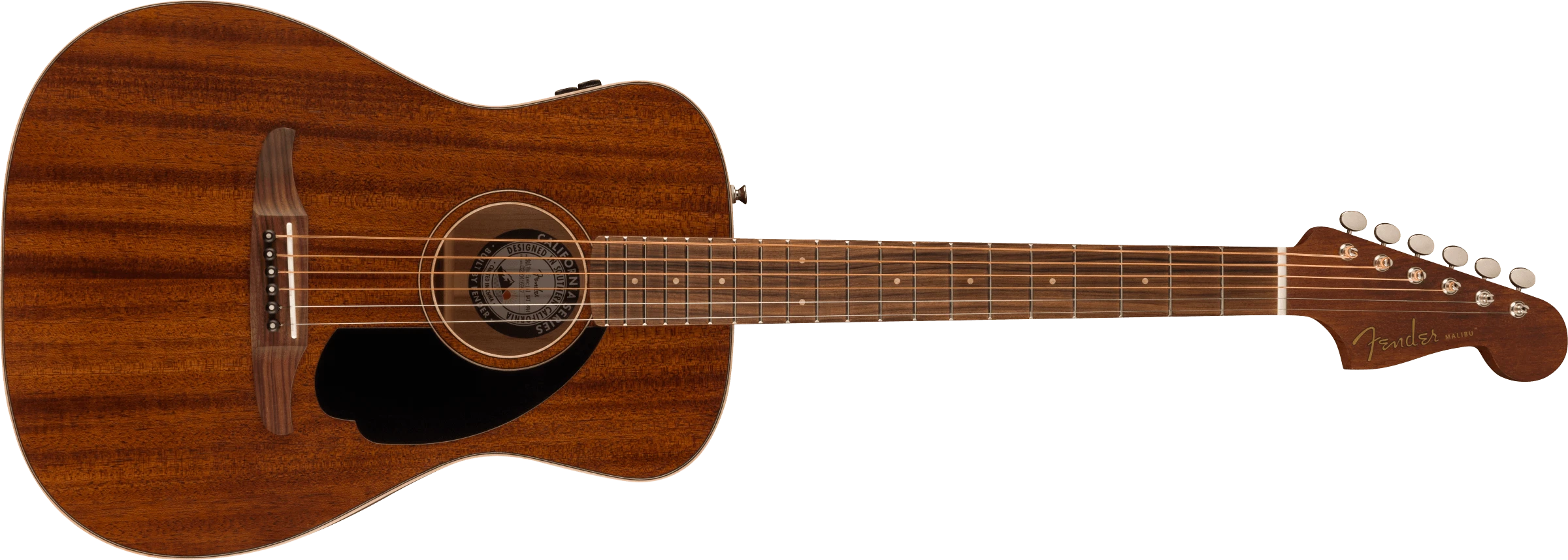 Fender® Malibu Special, Pau Ferro Fingerboard, Black Pickguard, Natural