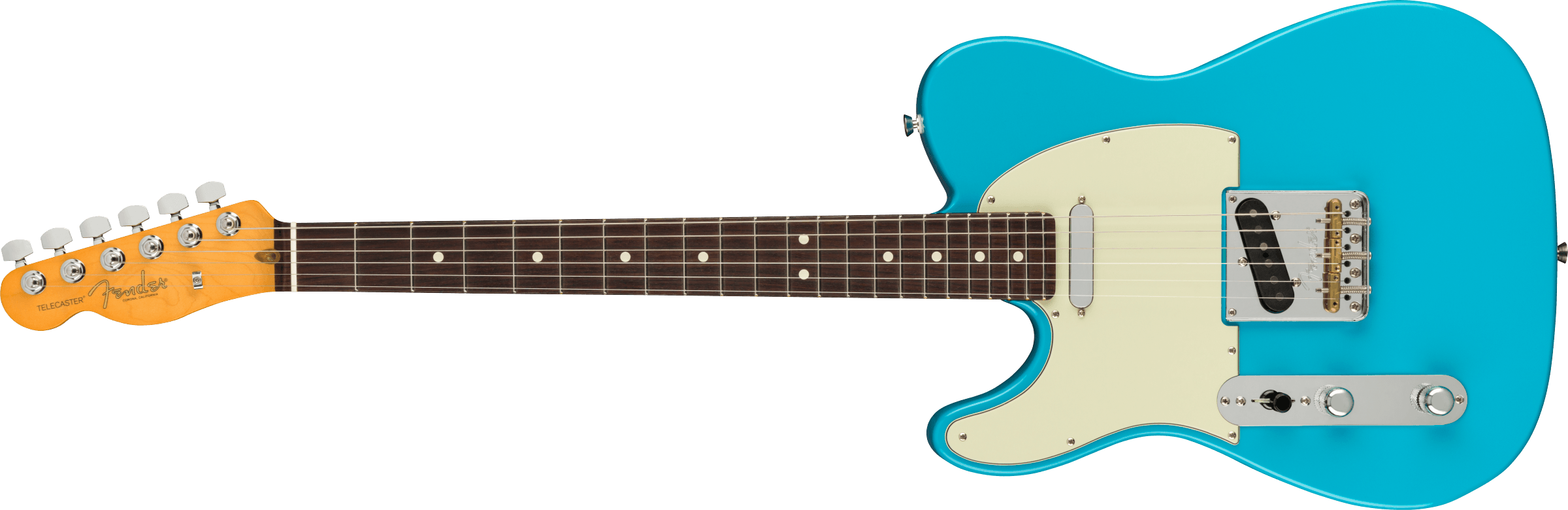 Fender® American Professional II Telecaster® Left-Hand, Rosewood Fingerboard, Miami Blue