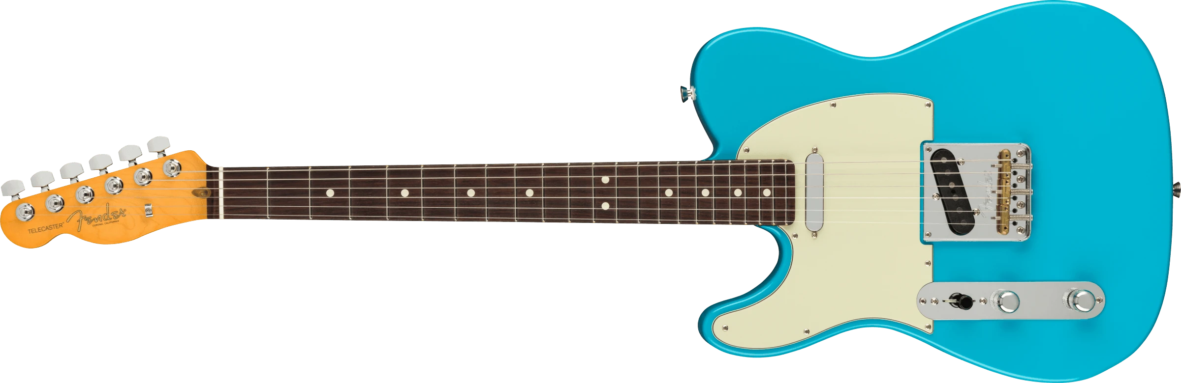 Fender® American Professional II Telecaster® Left-Hand, Rosewood Fingerboard, Miami Blue