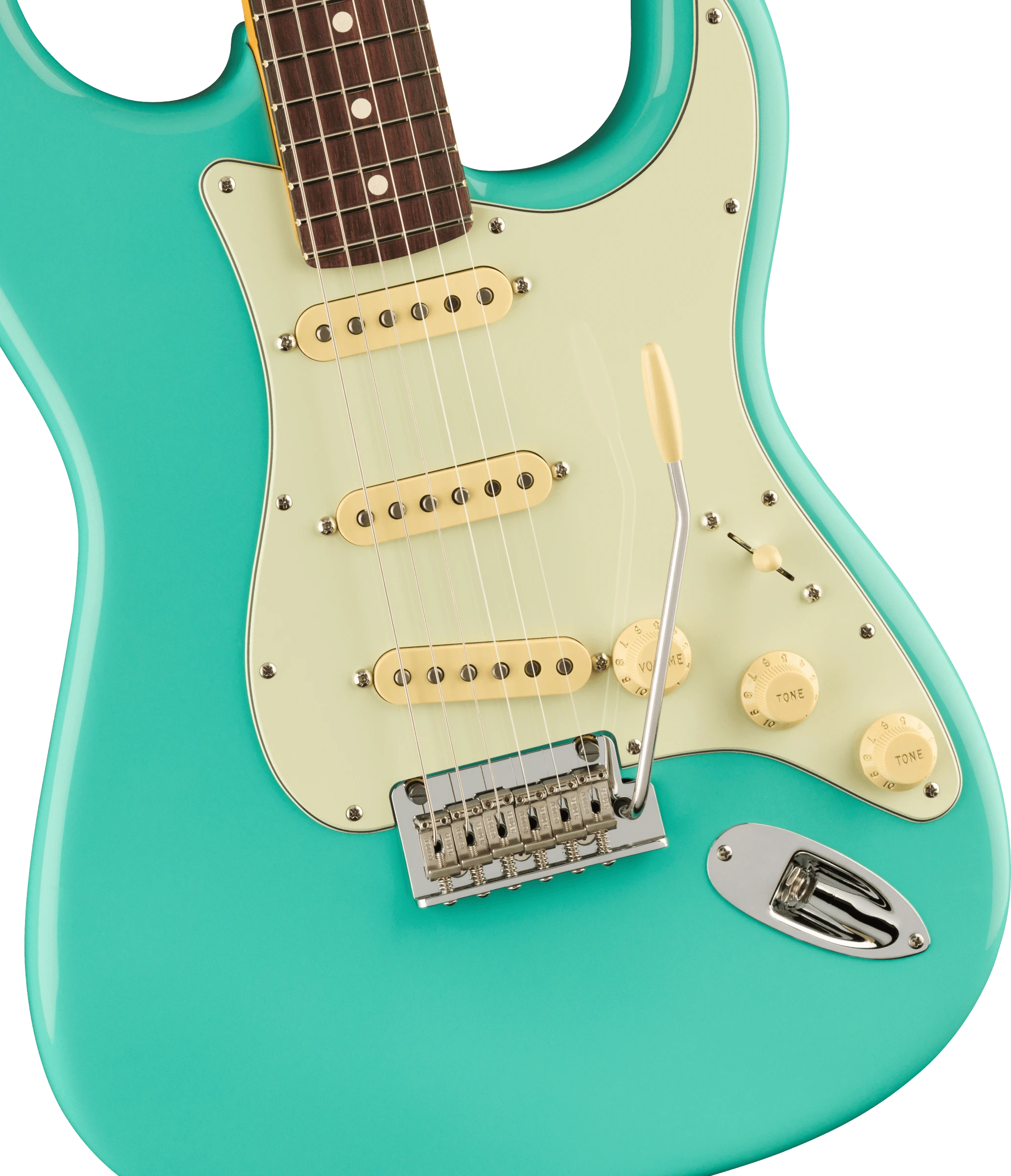 Fender® Limited Edition American Professional II Stratocaster®, Rosewood Fingerboard, Sea Foam Green