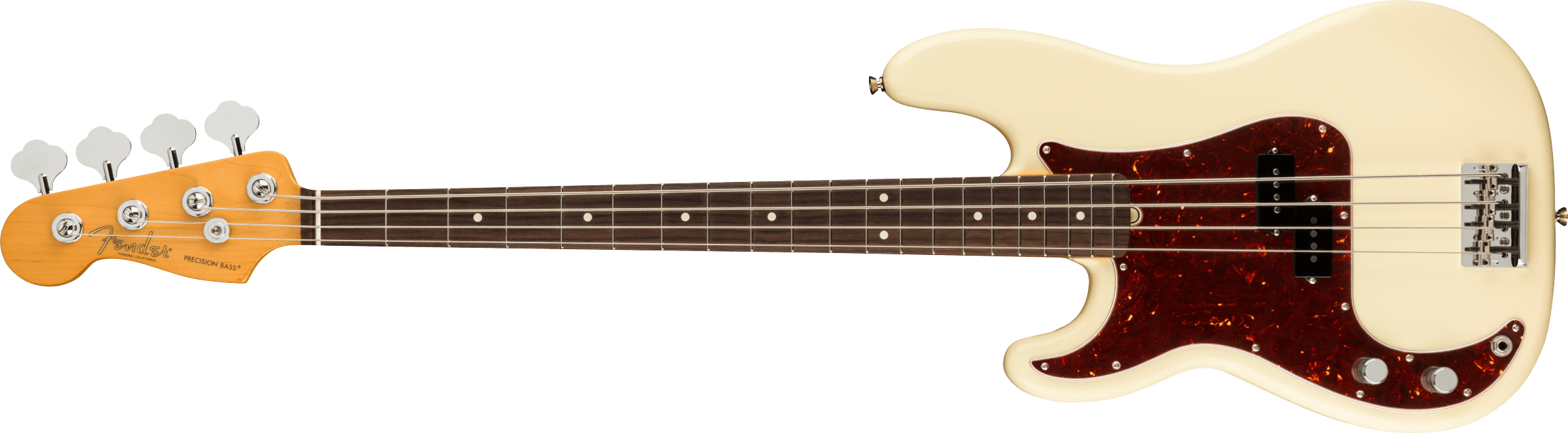 Fender® American Professional II Precision Bass® Left-Hand, Rosewood Fingerboard, Olympic White