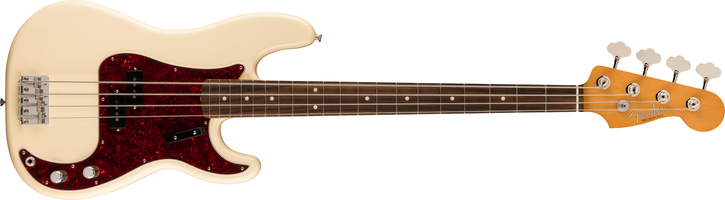 Fender® Vintera® II '60s Precision Bass®, Rosewood Fingerboard, Olympic White