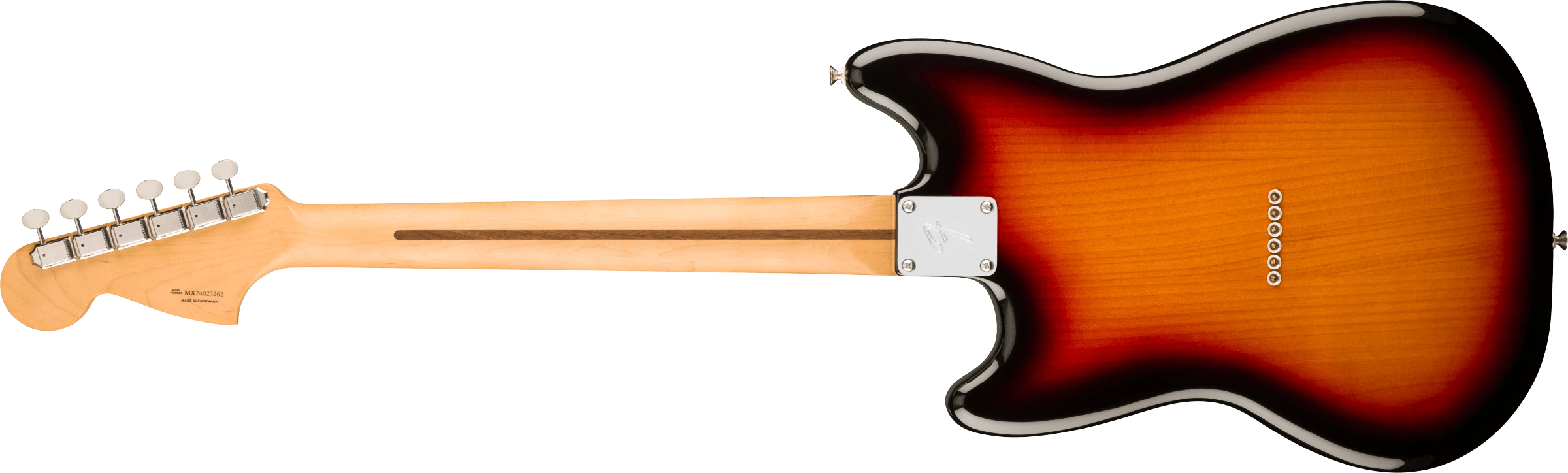 Fender® Player II Mustang®, Maple Fingerboard, 3-Color Sunburst