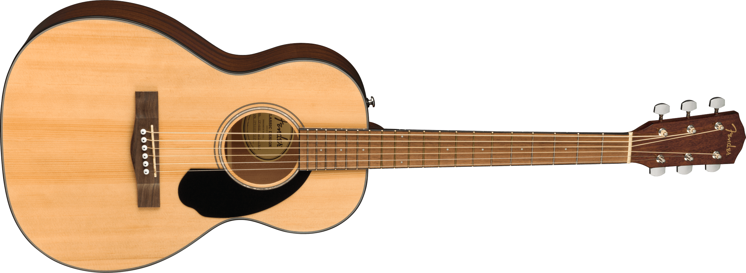 Fender® CP-60S Parlor, Walnut Fingerboard, Natural