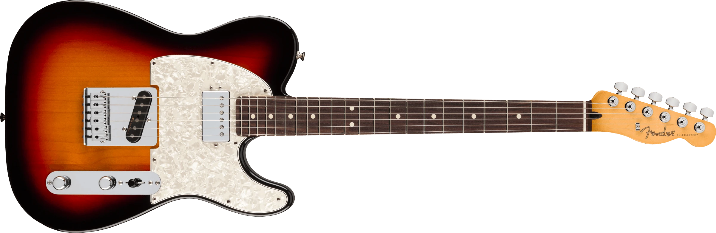 Fender® Player II Modified Telecaster® SH, Rosewood Fingerboard, 3 Tone Sunburst
