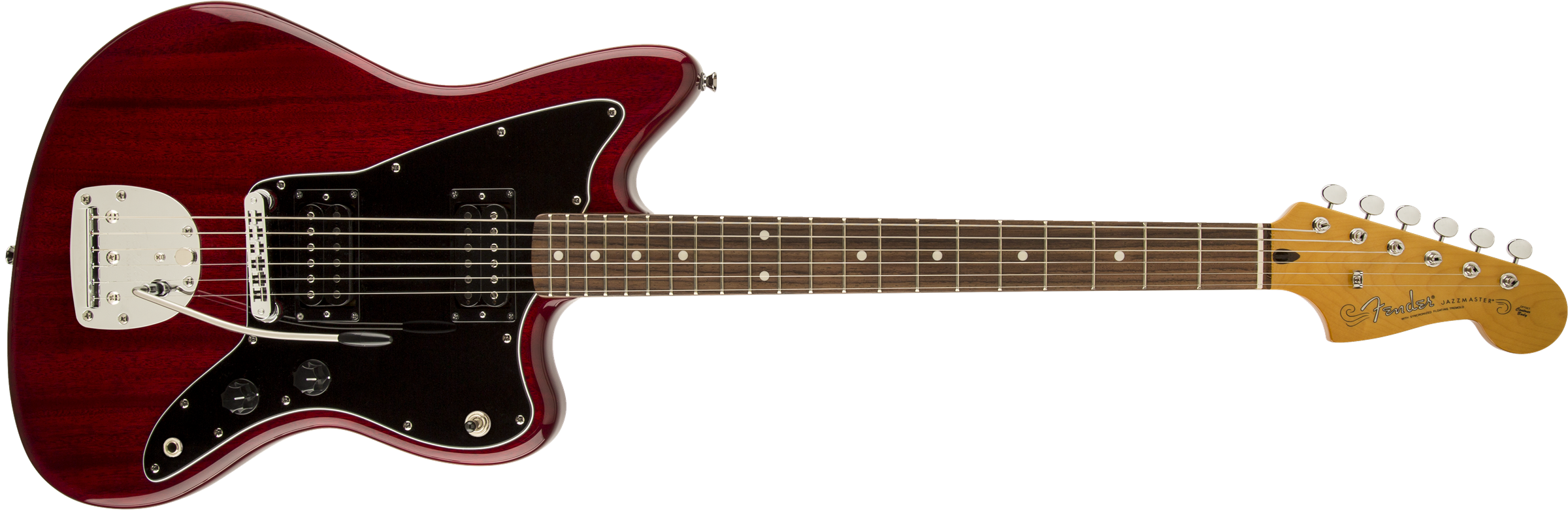 Fender® Modern Player Jazzmaster® HH, Rosewood Fingerboard, Crimson Red Transparent