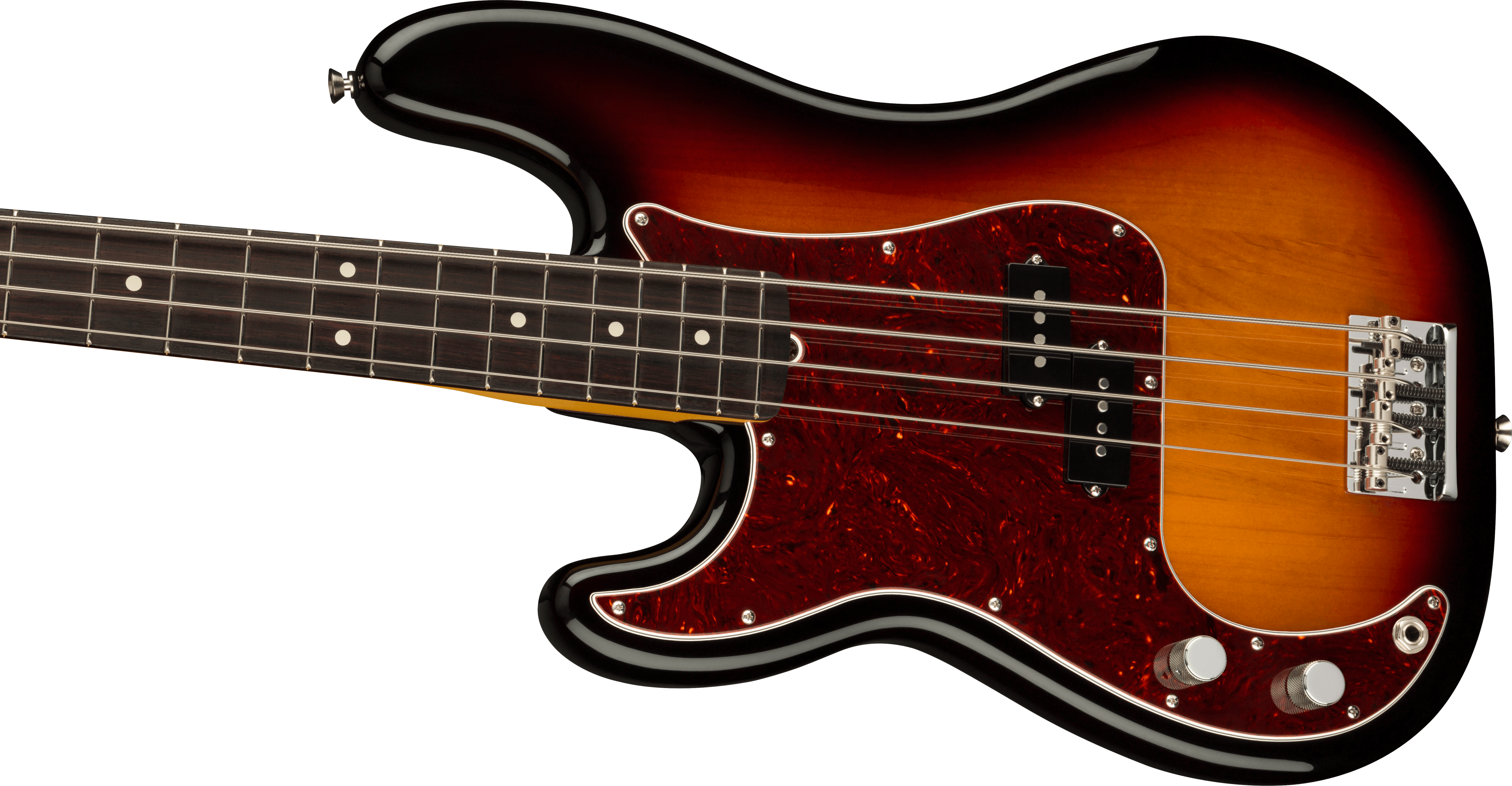 Fender® American Professional II Precision Bass® Left-Hand, Rosewood Fingerboard, 3-Color Sunburst