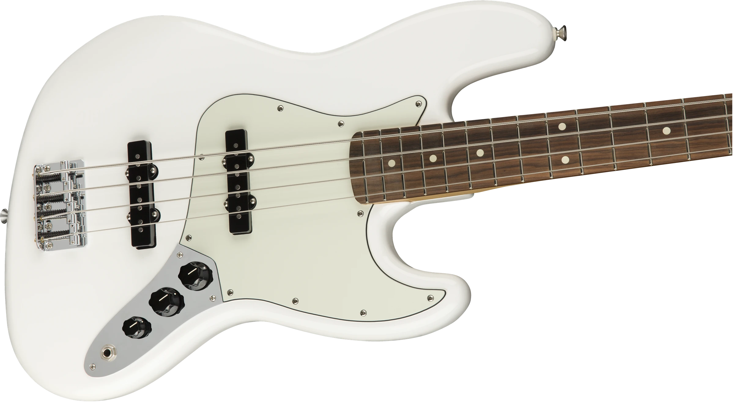 Fender® Player Jazz Bass®, Pau Ferro Fingerboard, Polar White