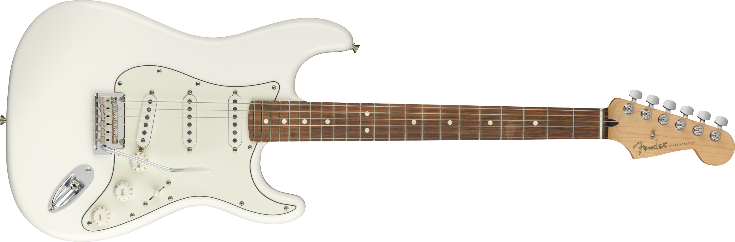 Fender® Player Stratocaster®, Pau Ferro Fingerboard, Polar White