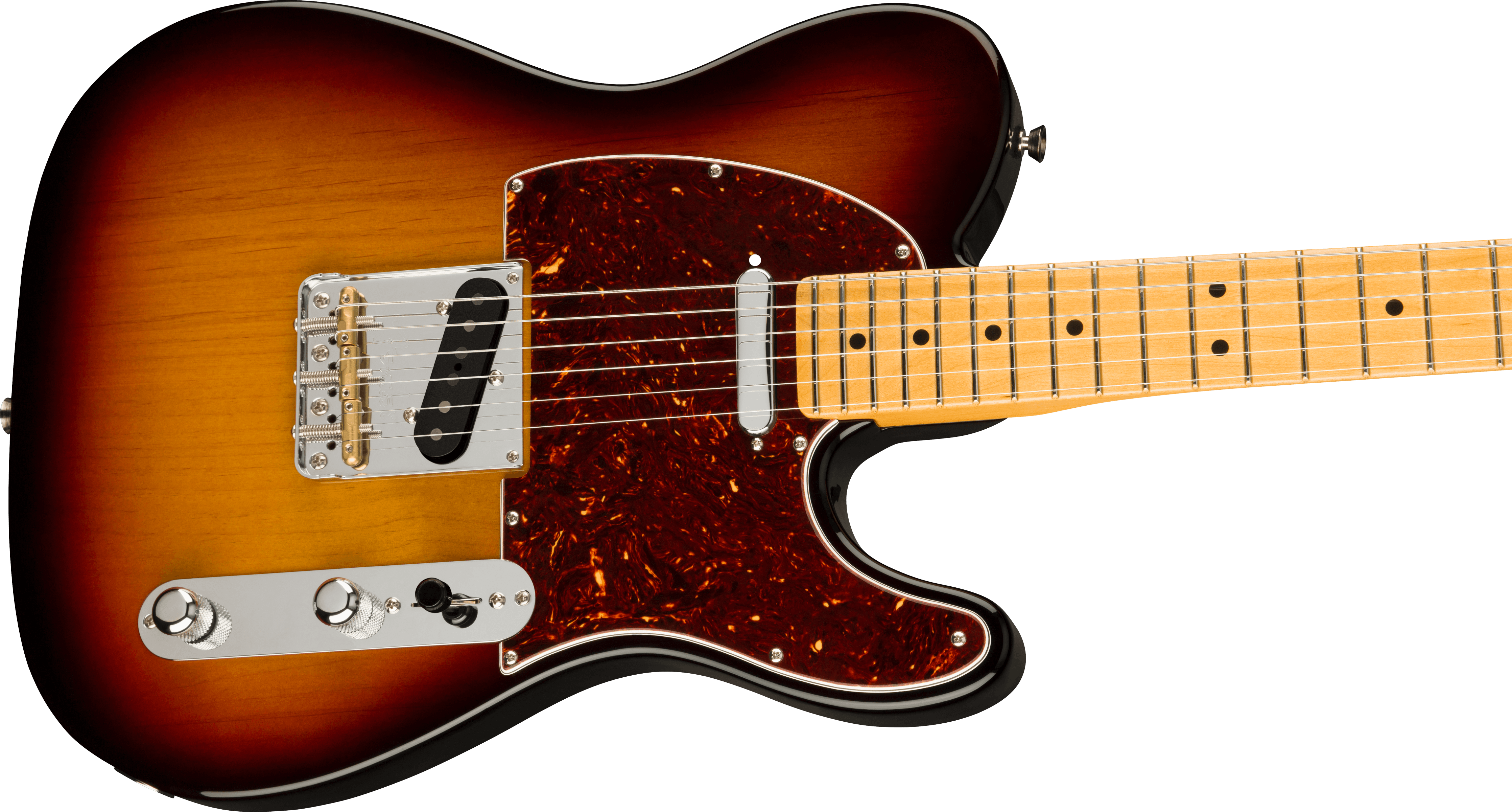 Fender® American Professional II Telecaster®, Maple Fingerboard, 3-Color Sunburst
