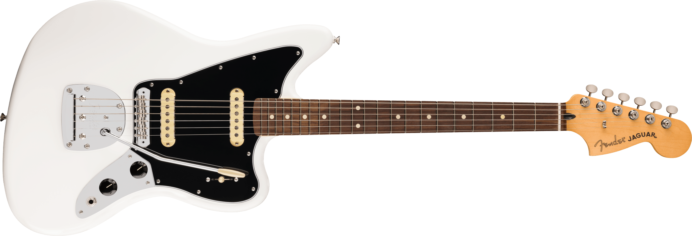 Fender® Player II Jaguar®, Rosewood Fingerboard, Polar White